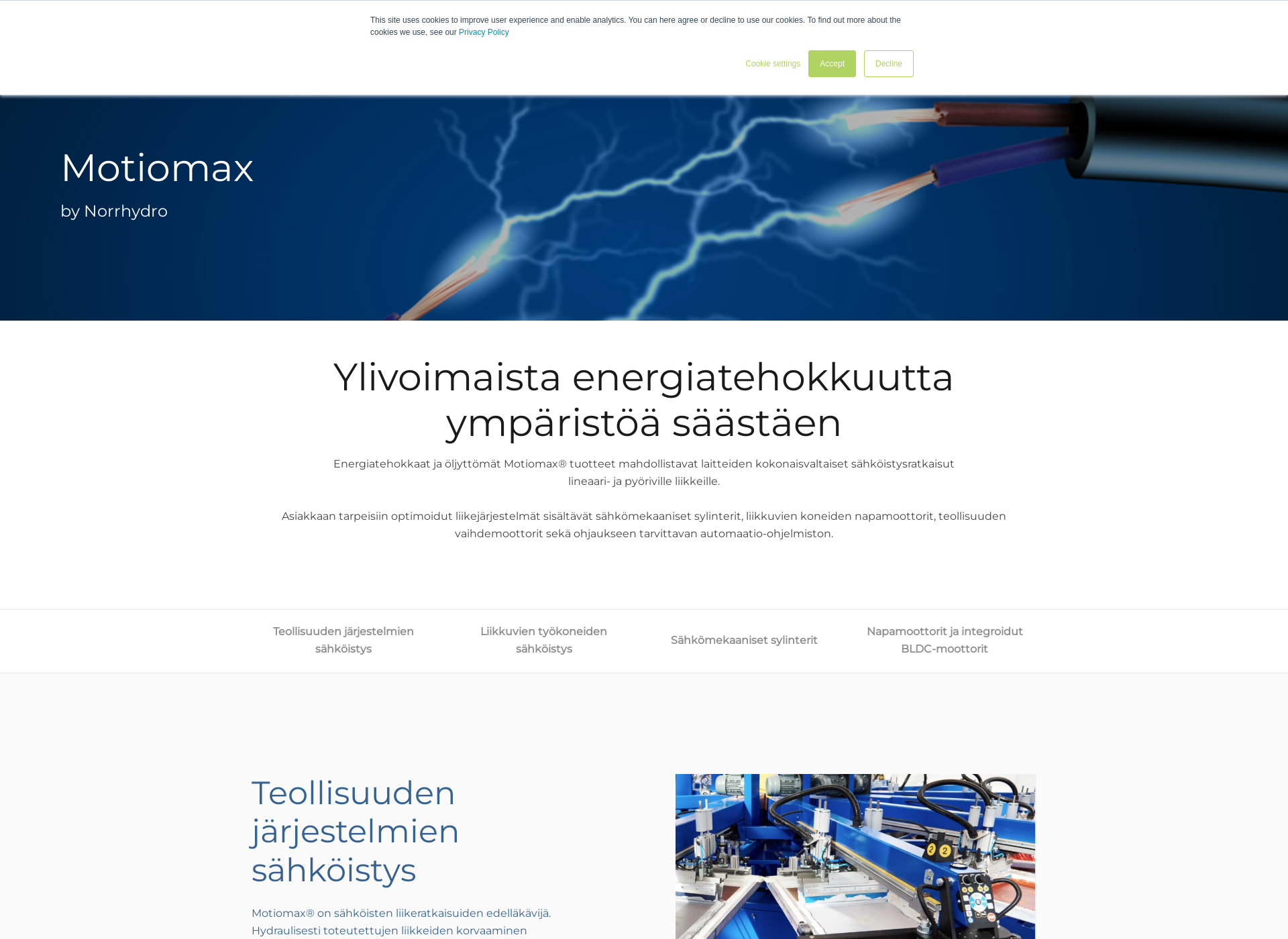 Screenshot for motiomax.fi