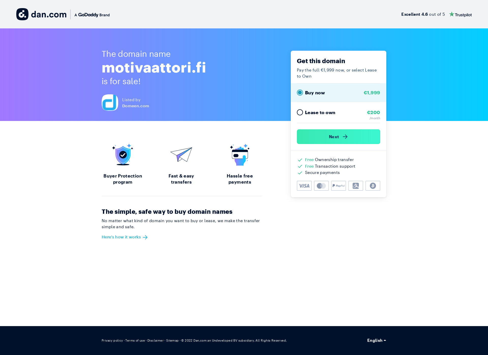 Screenshot for motivaattori.fi