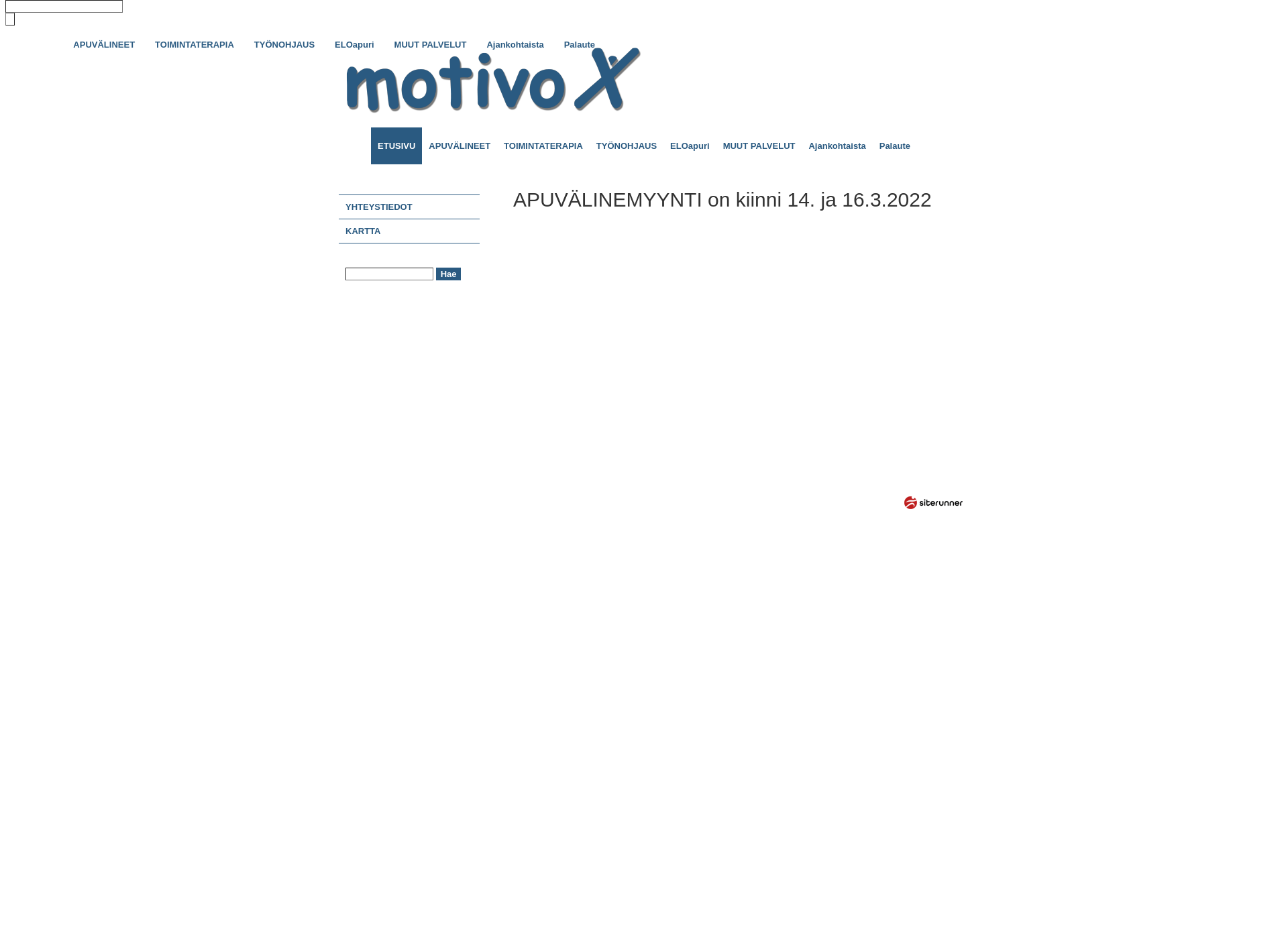 Skärmdump för motivox.fi