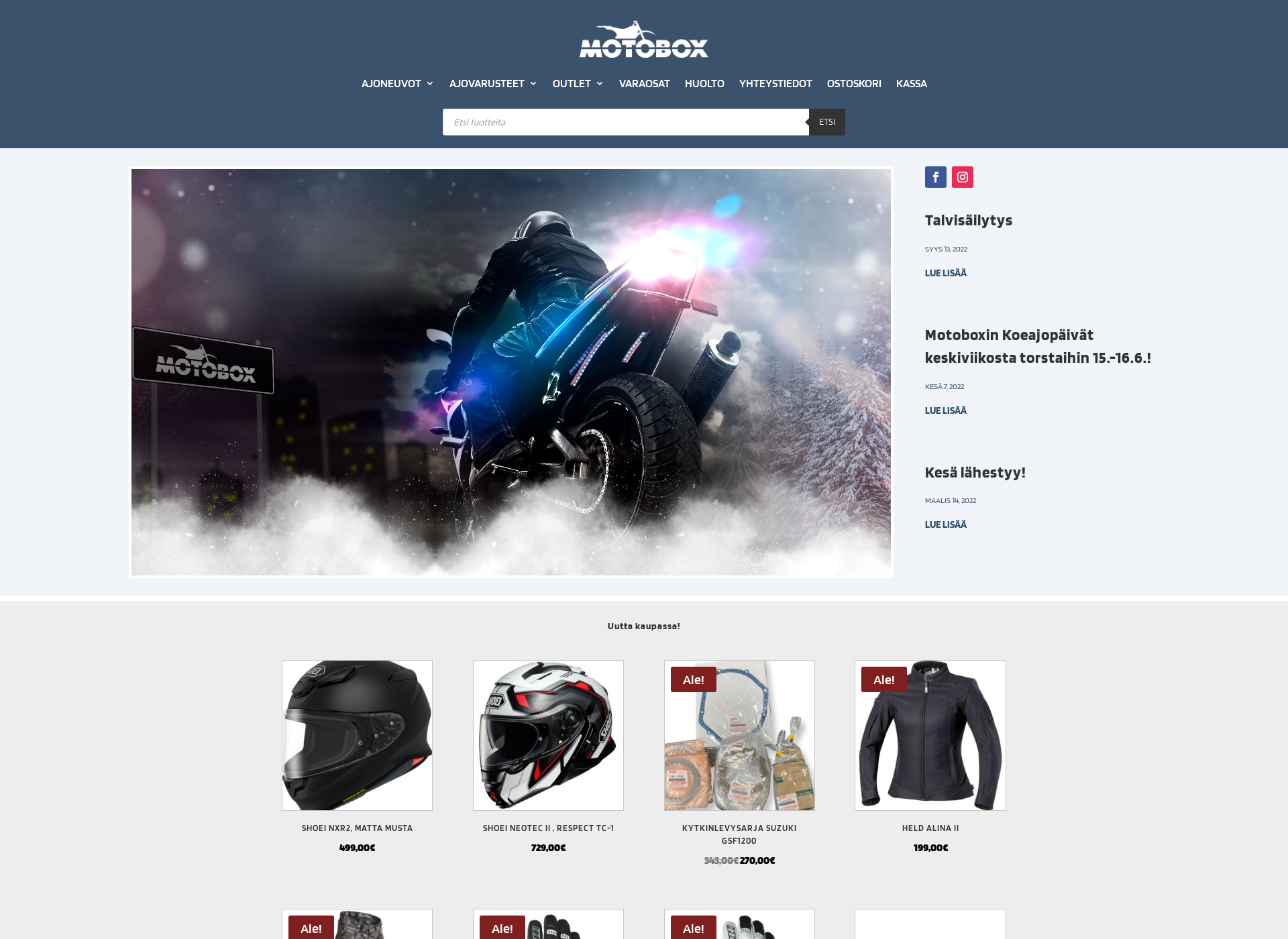 Screenshot for motobox.fi