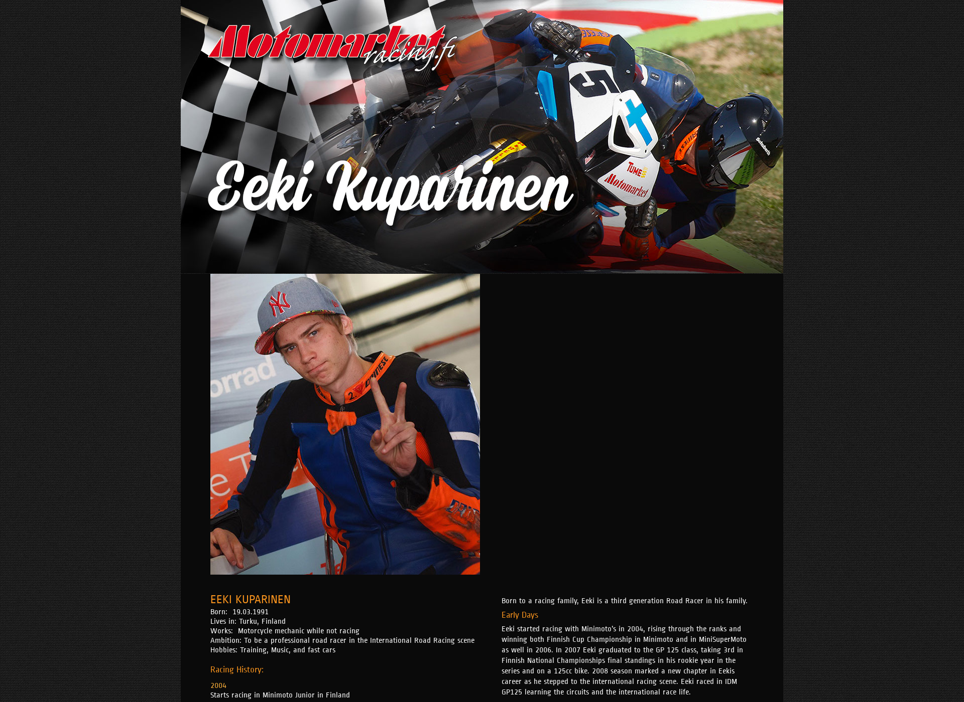 Screenshot for motomarketracing.fi