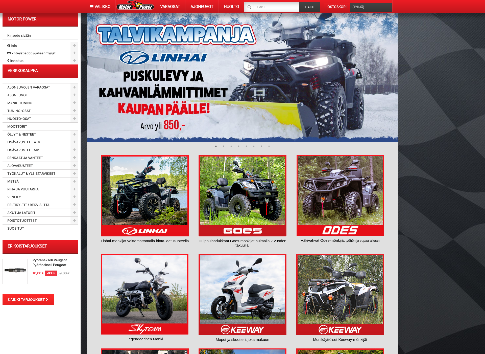 Screenshot for motorpower.fi