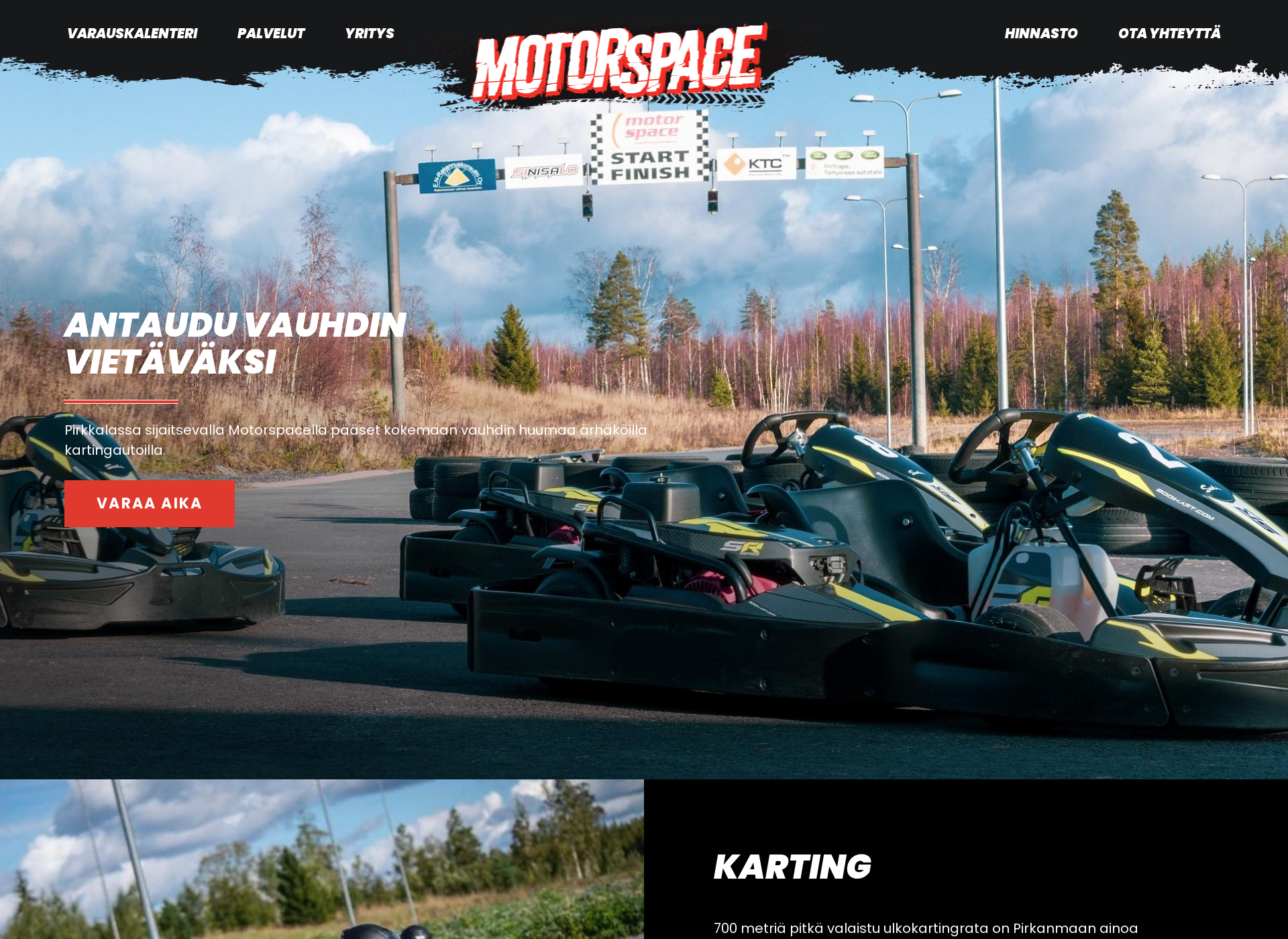 Skärmdump för motorspace.fi