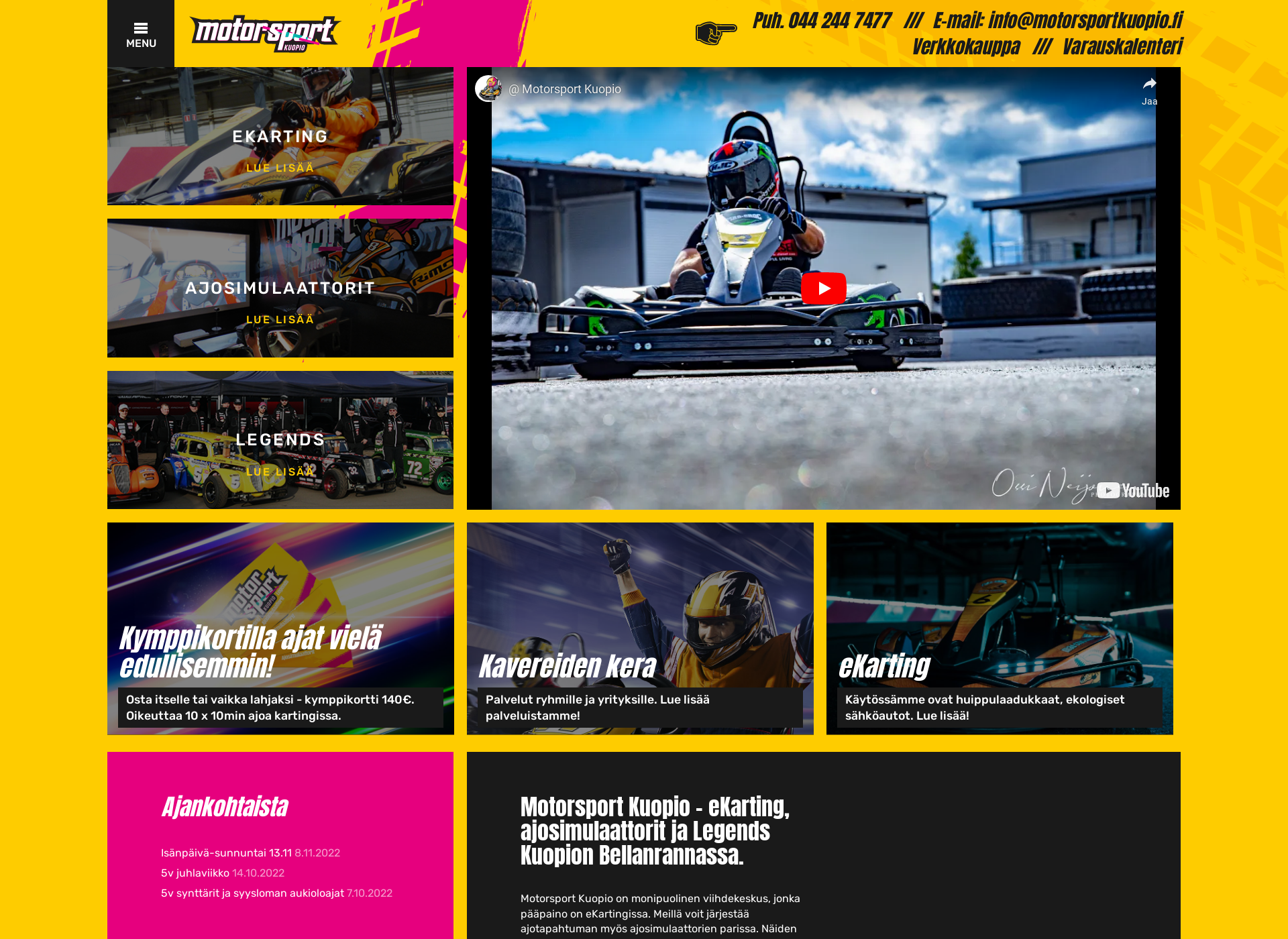 Screenshot for motorsportkuopio.fi