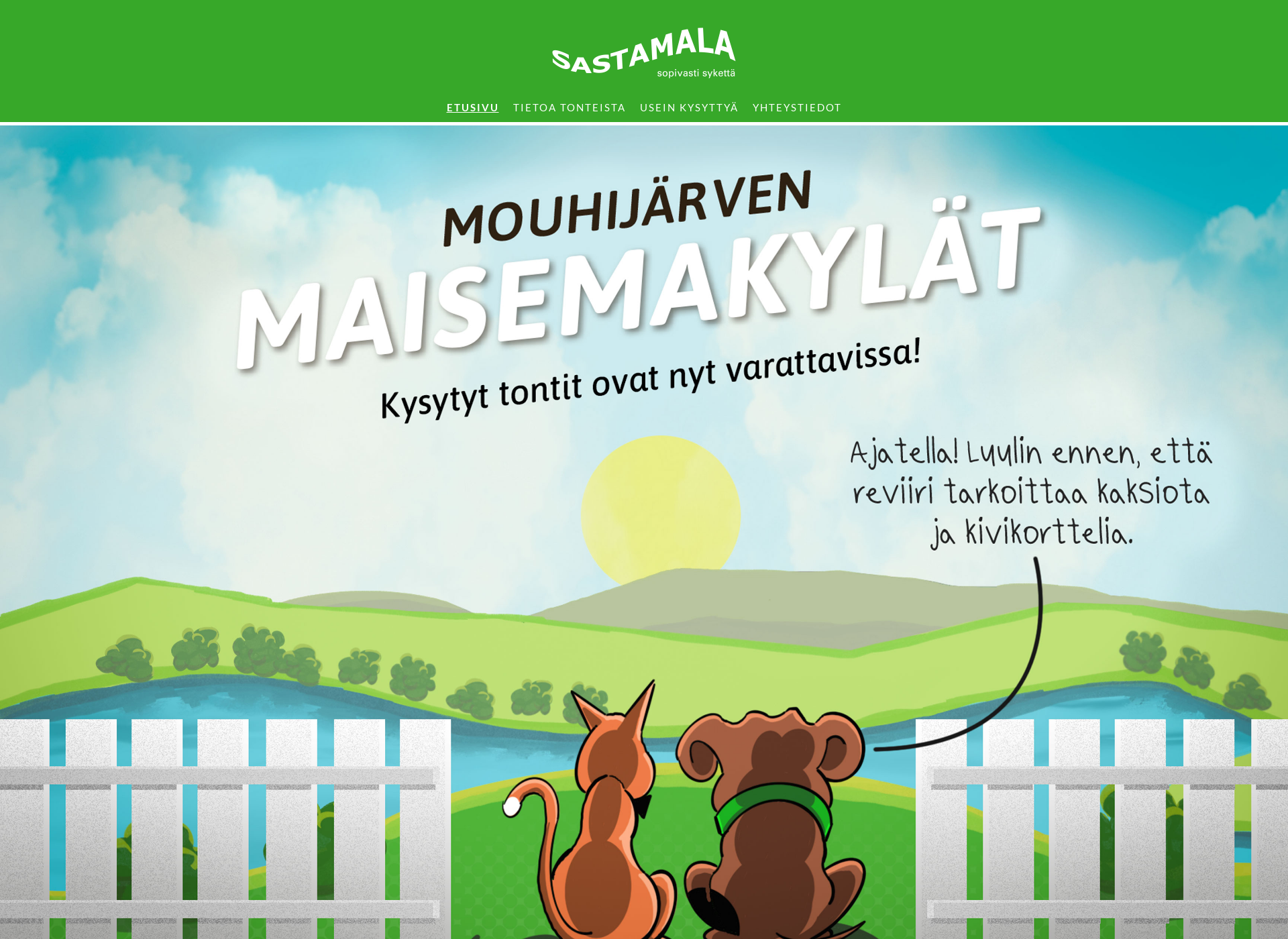 Screenshot for mouhijärvenmaisemakylät.fi