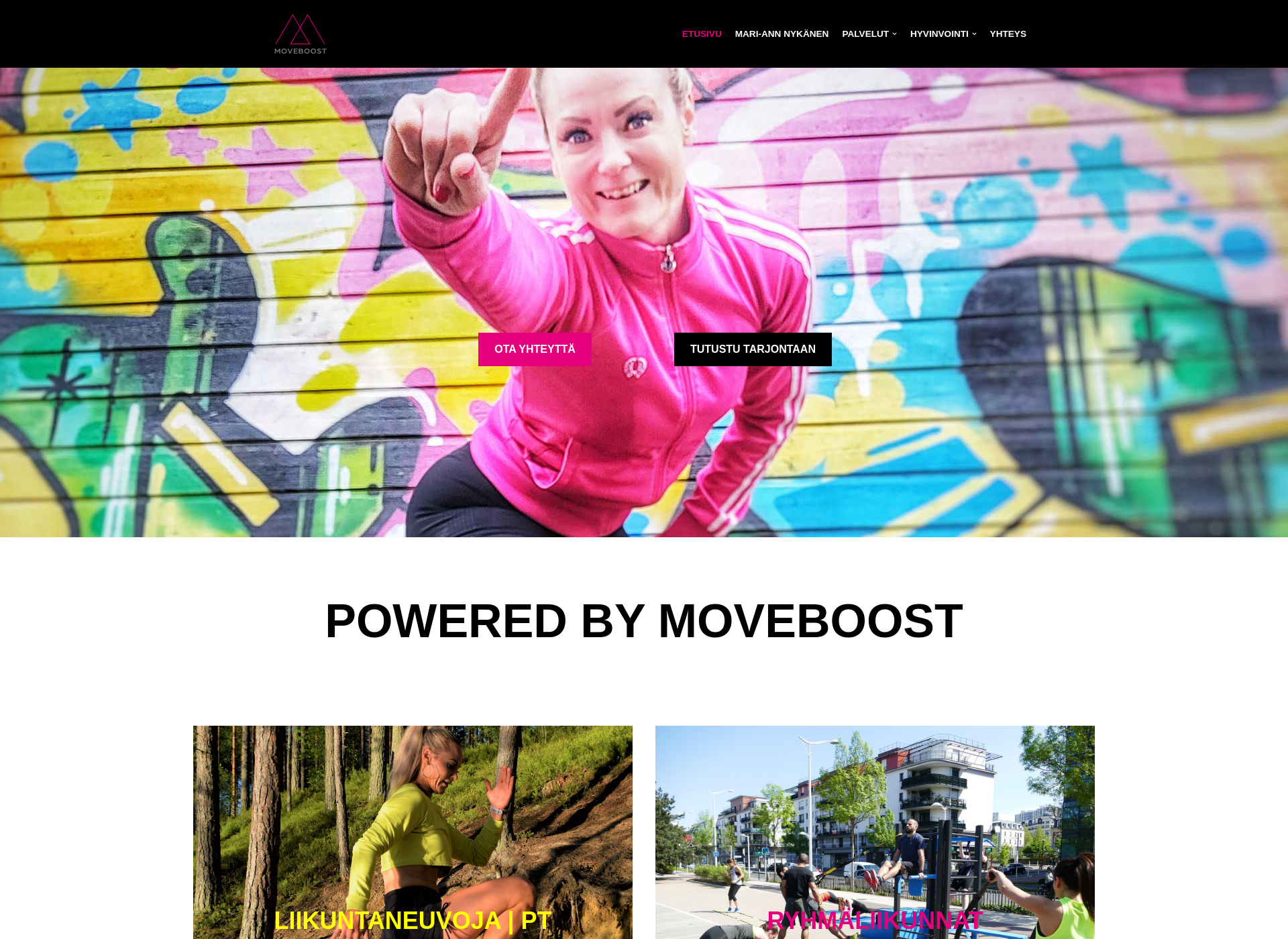Screenshot for moveboost.fi