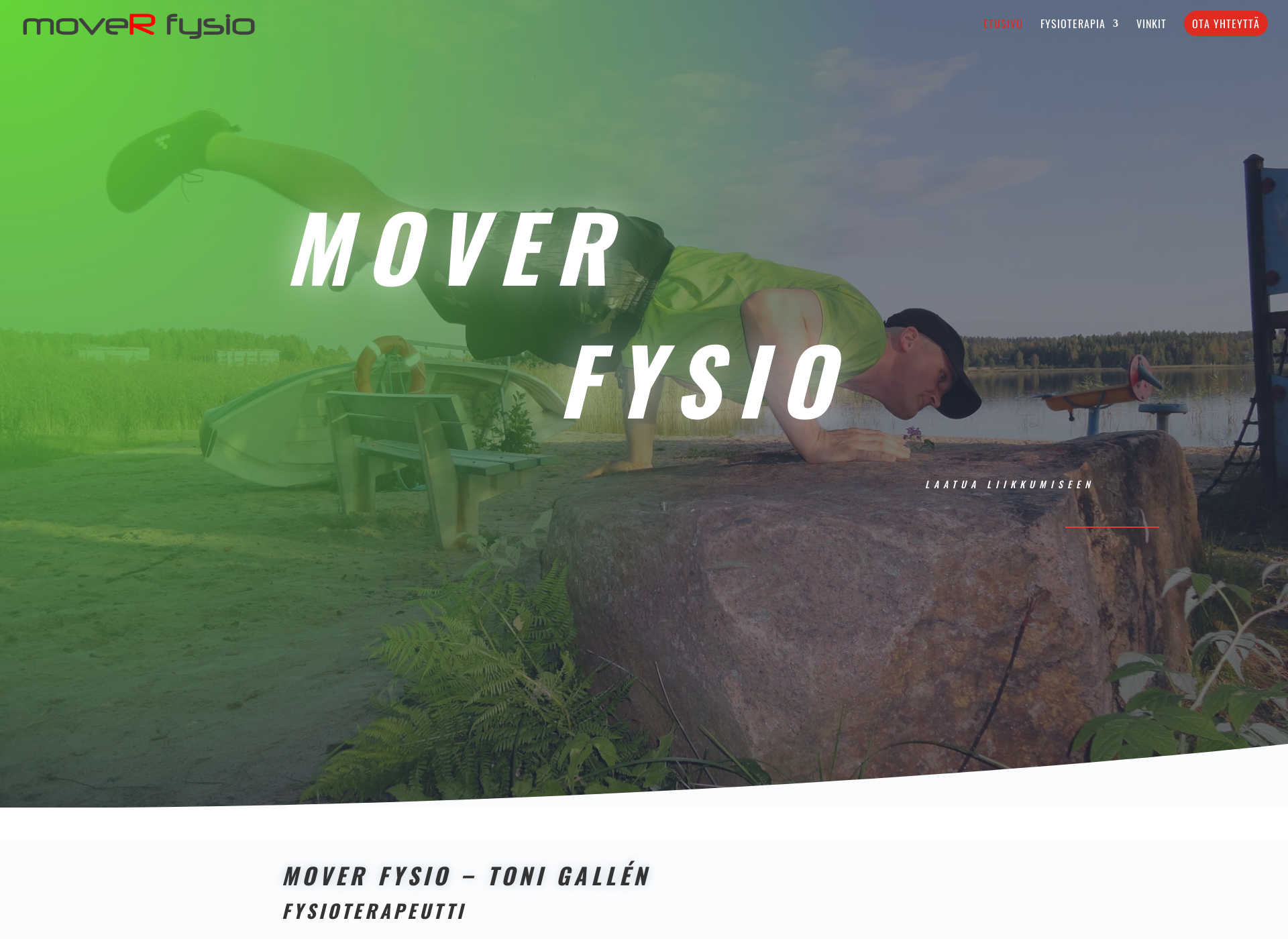 Screenshot for moverfysio.fi