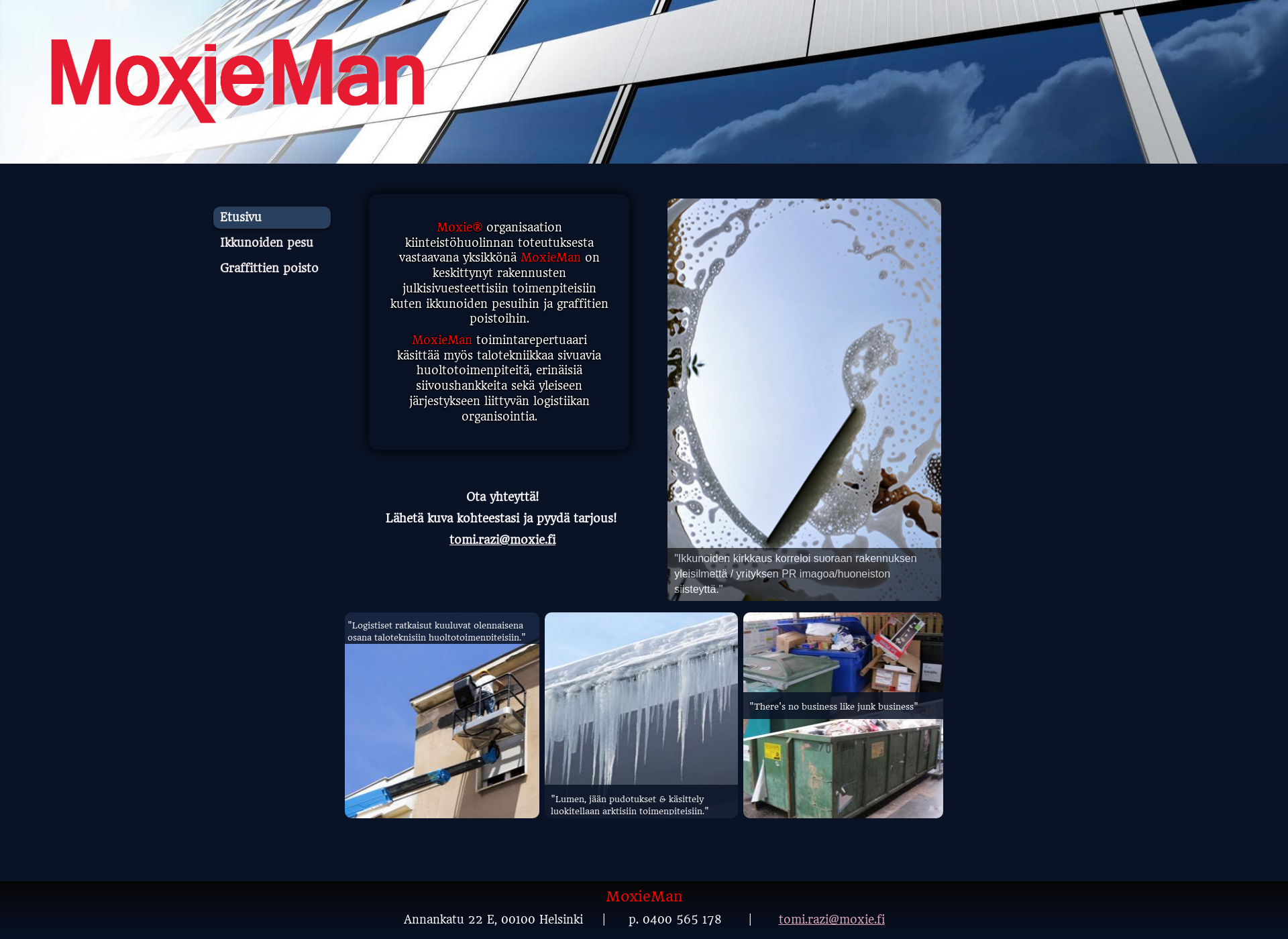 Screenshot for moxieman.fi