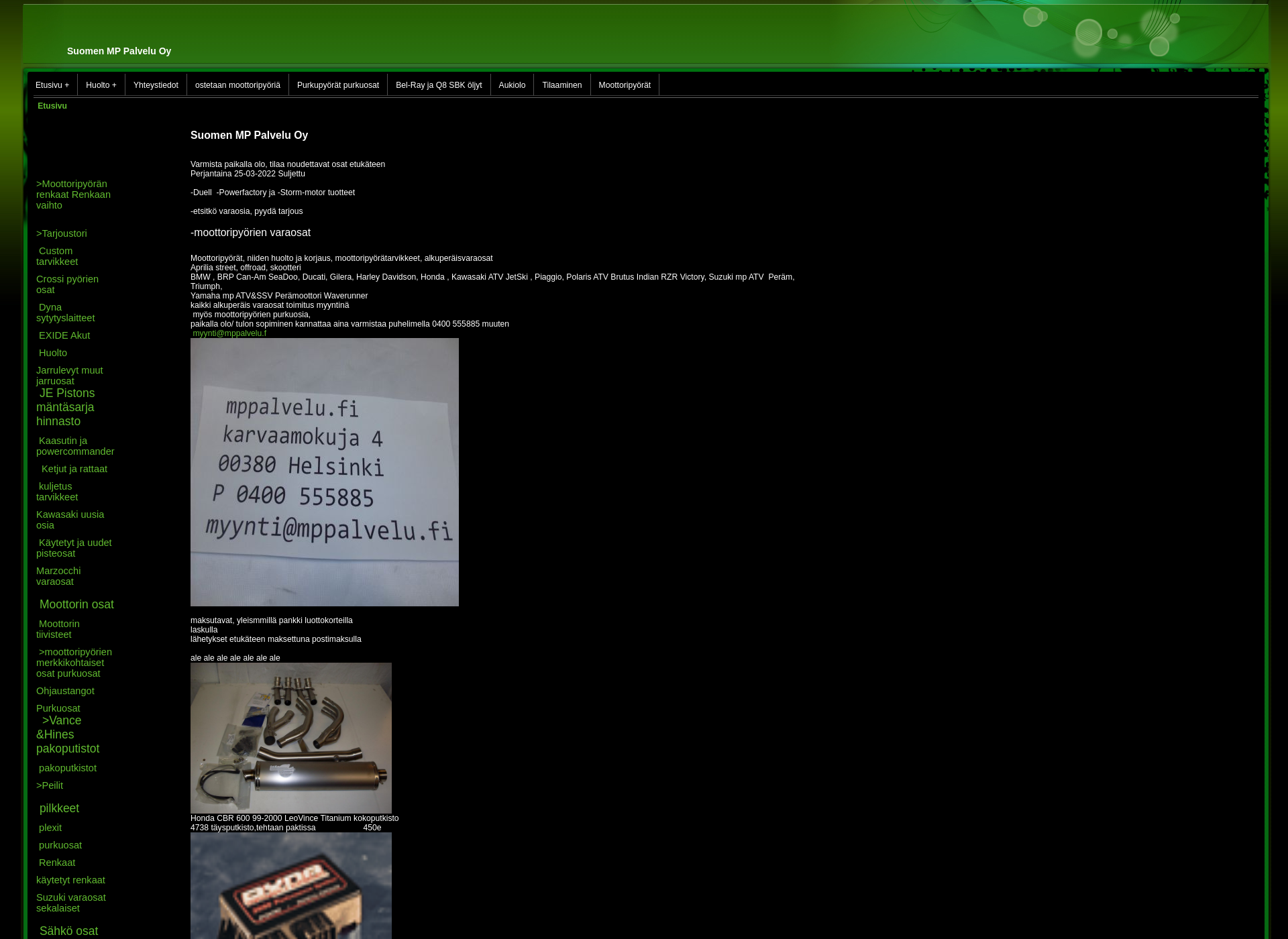 Screenshot for mppalvelu.fi