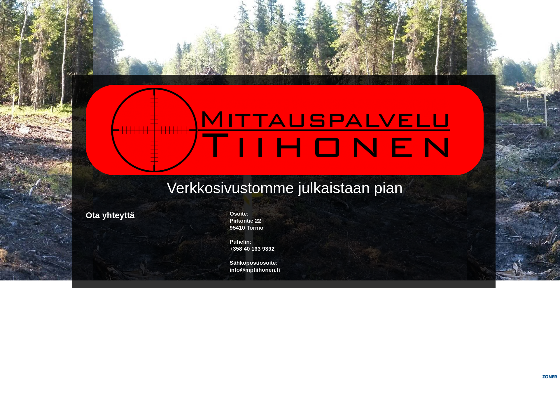 Skärmdump för mptiihonen.fi