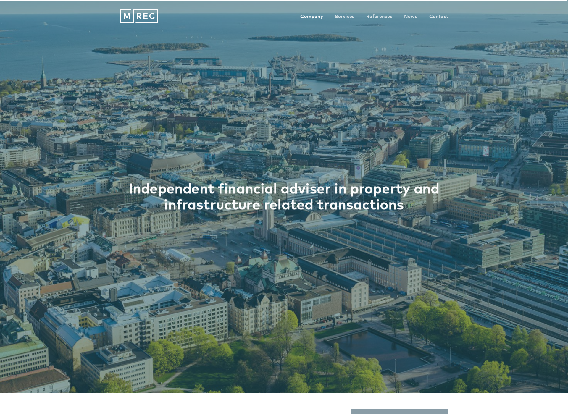 Skärmdump för mrec.fi