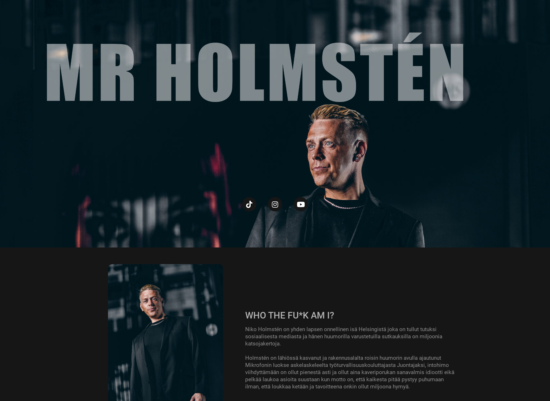 Screenshot for mrholmsten.fi