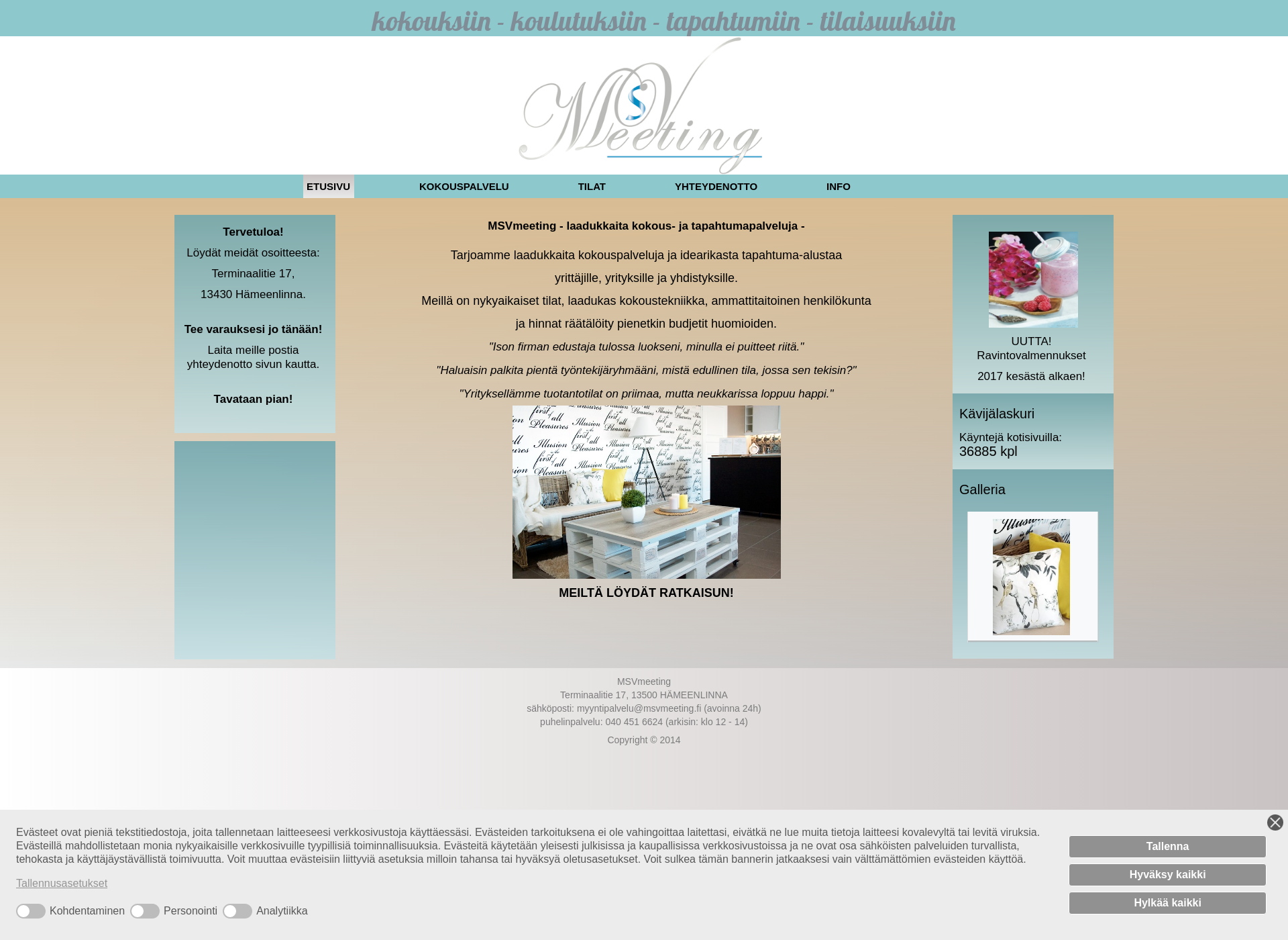 Skärmdump för msvmeeting.fi