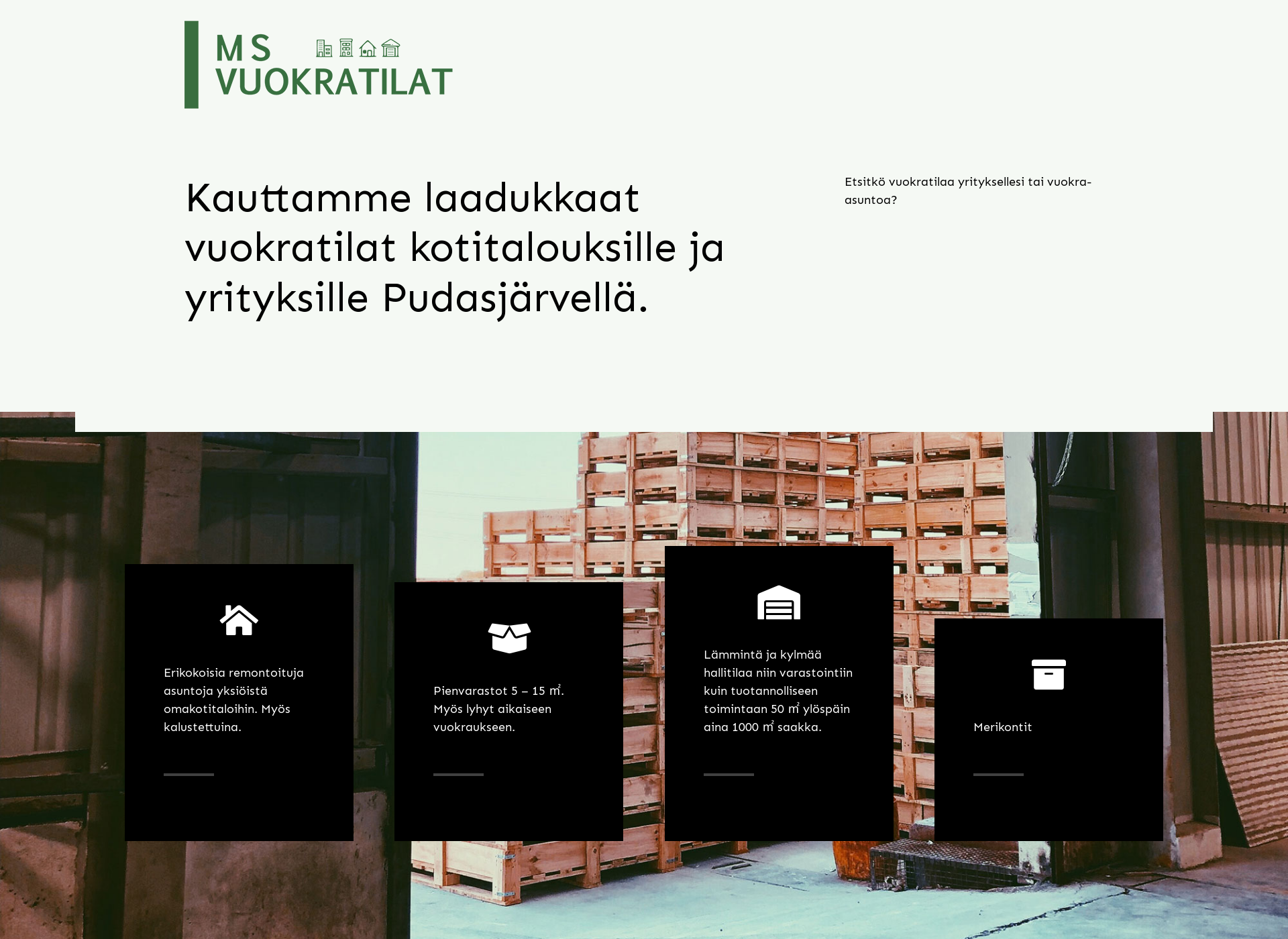Näyttökuva msvuokratilat.fi