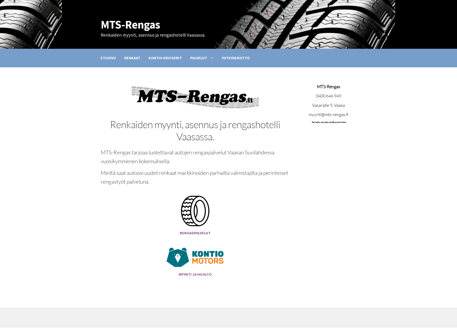 Screenshot for mts-rengas.fi