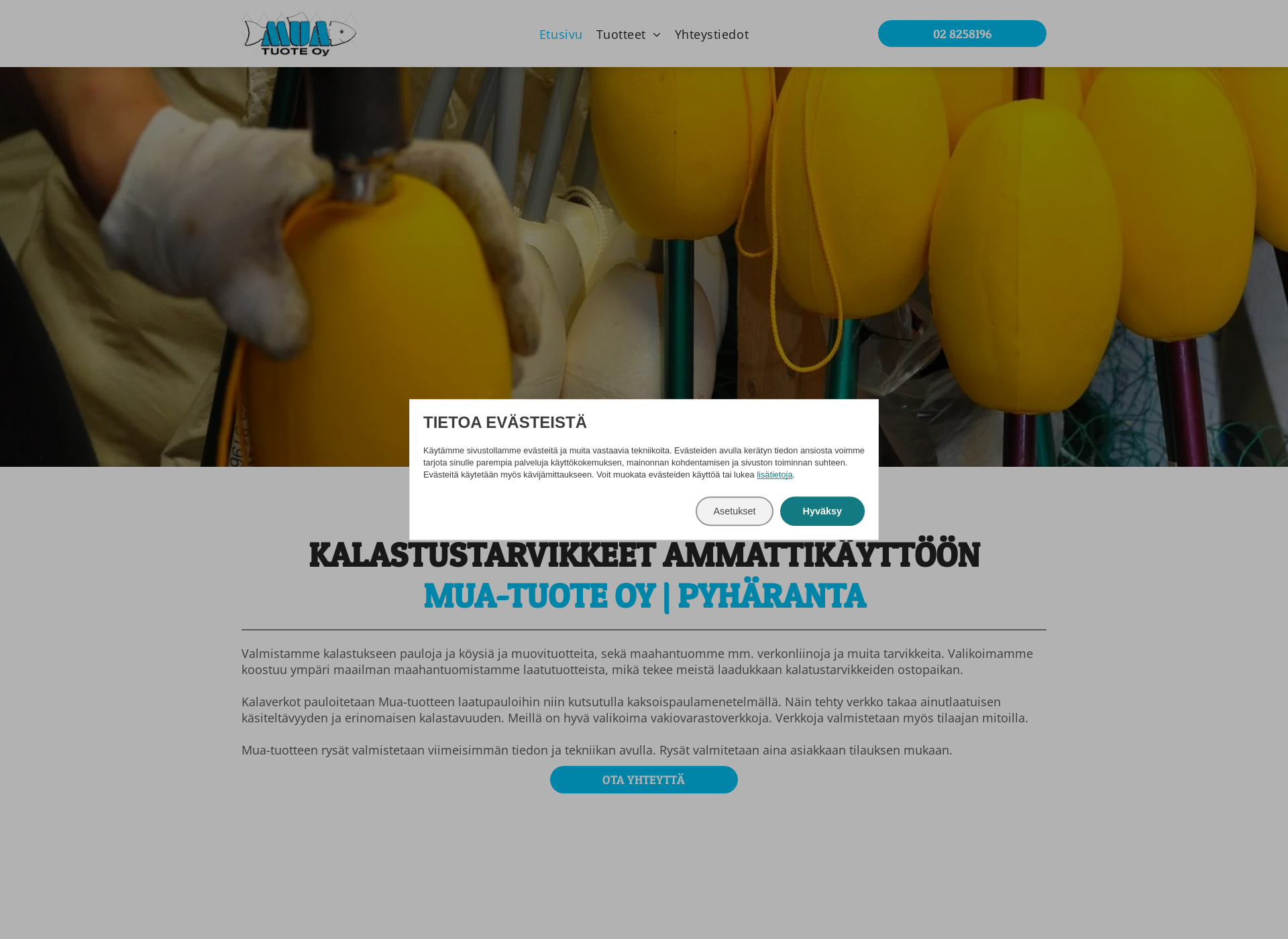 Screenshot for mua-tuote.fi