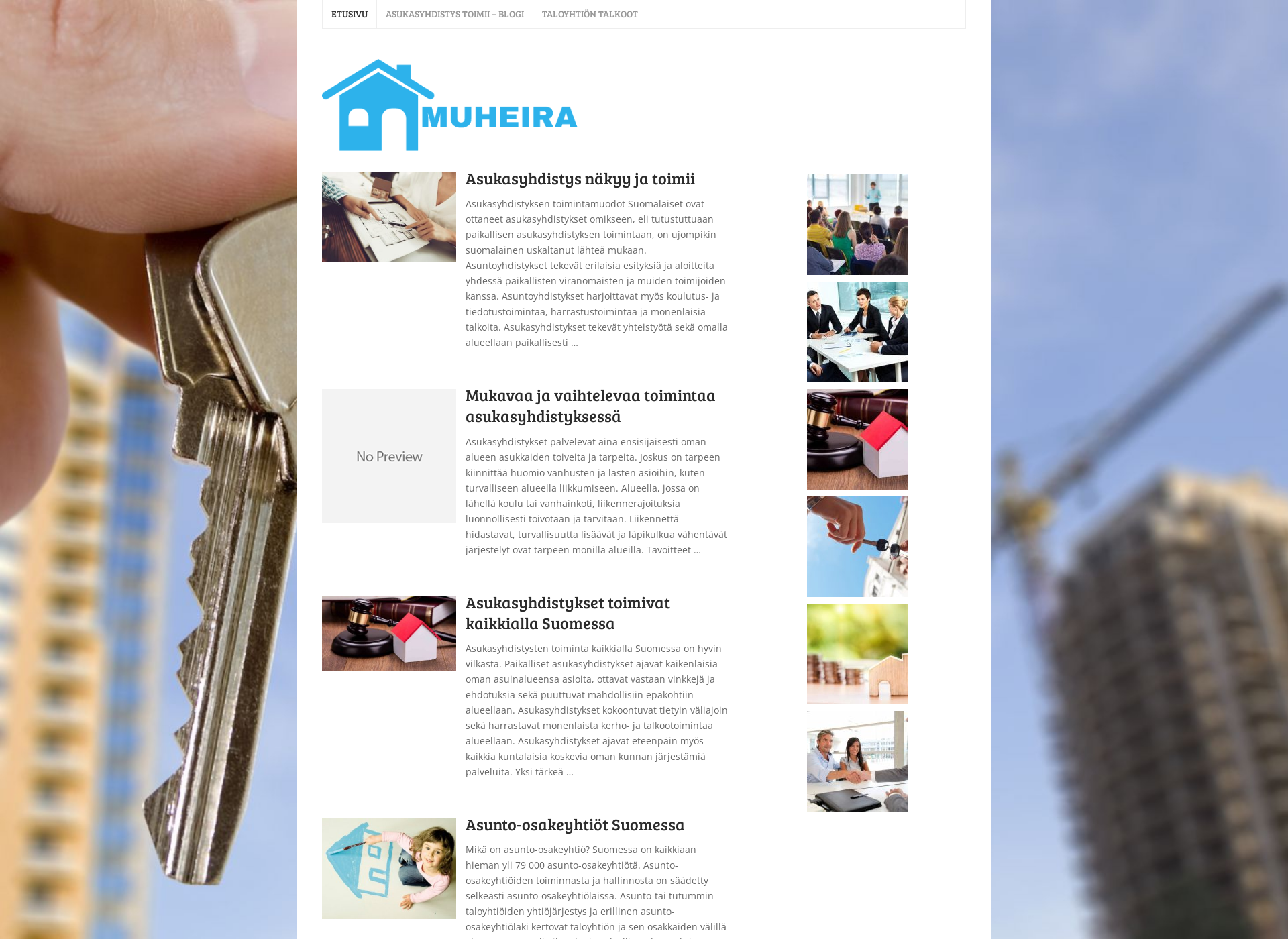Screenshot for muheira.fi