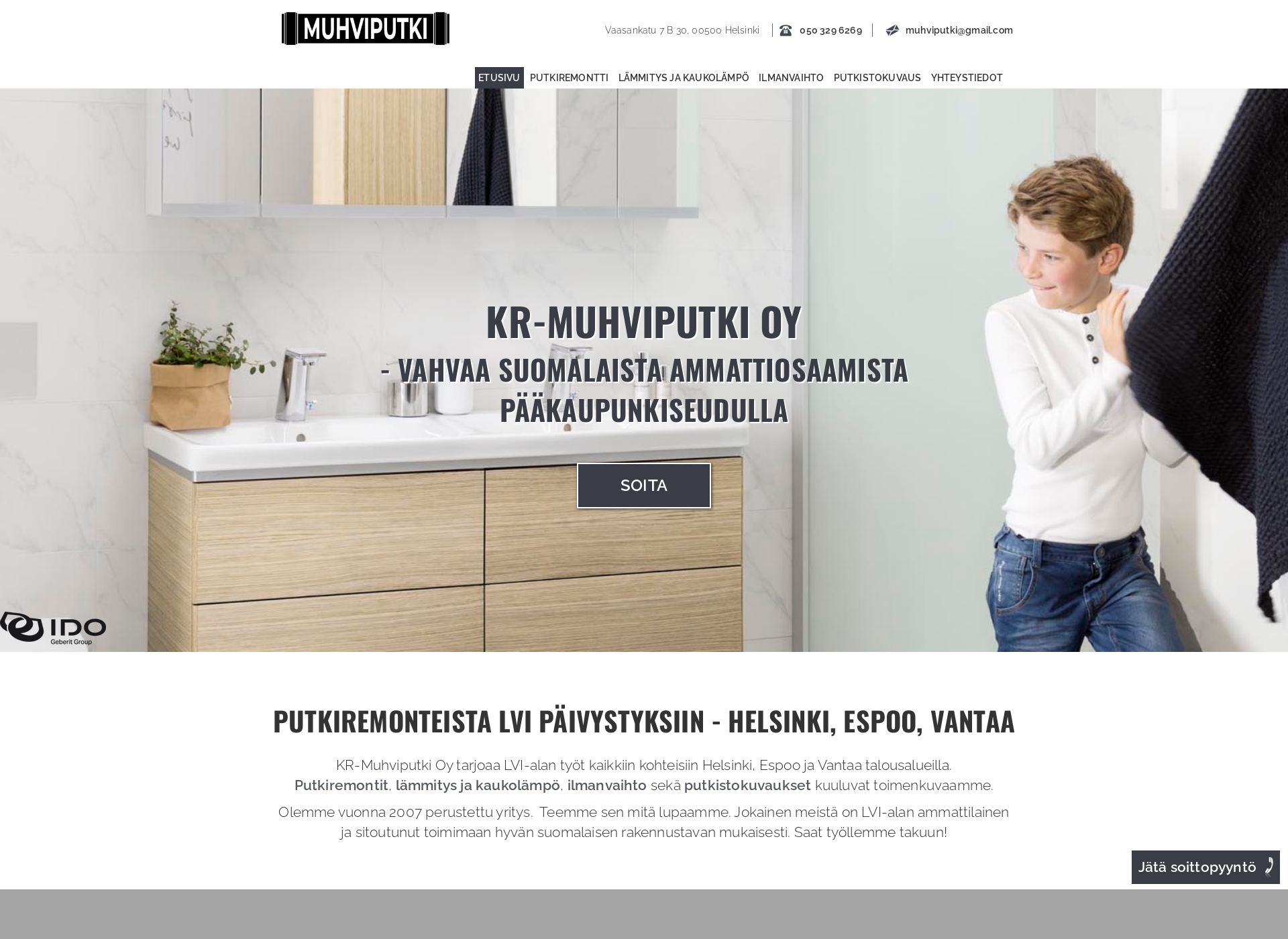 Screenshot for muhviputki.fi