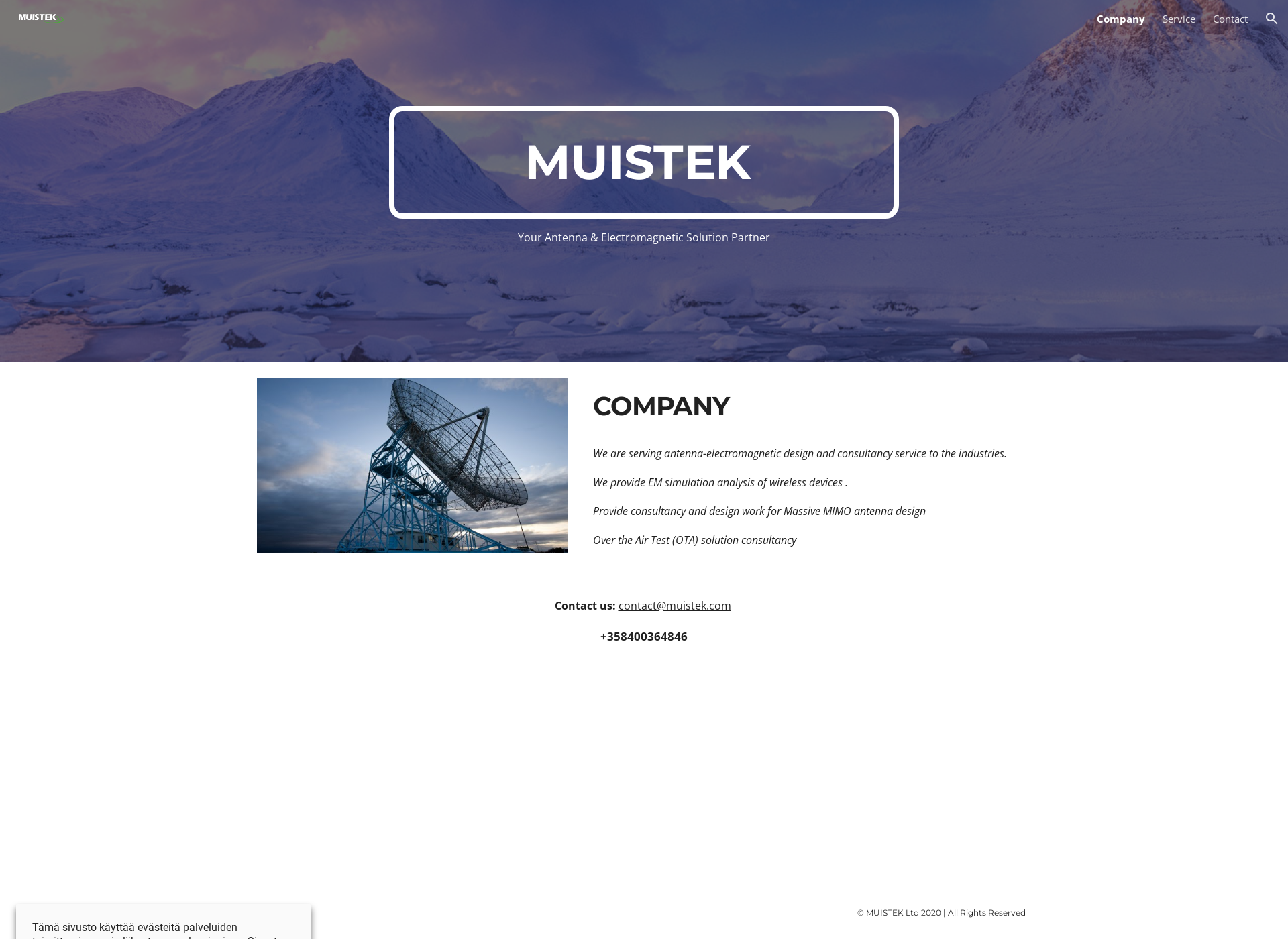 Screenshot for muistek.com