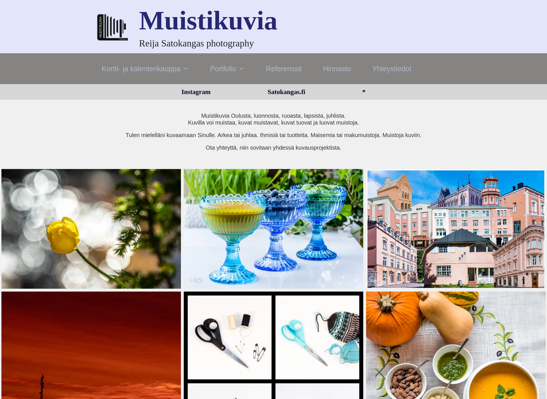Screenshot for muistikuvia.fi