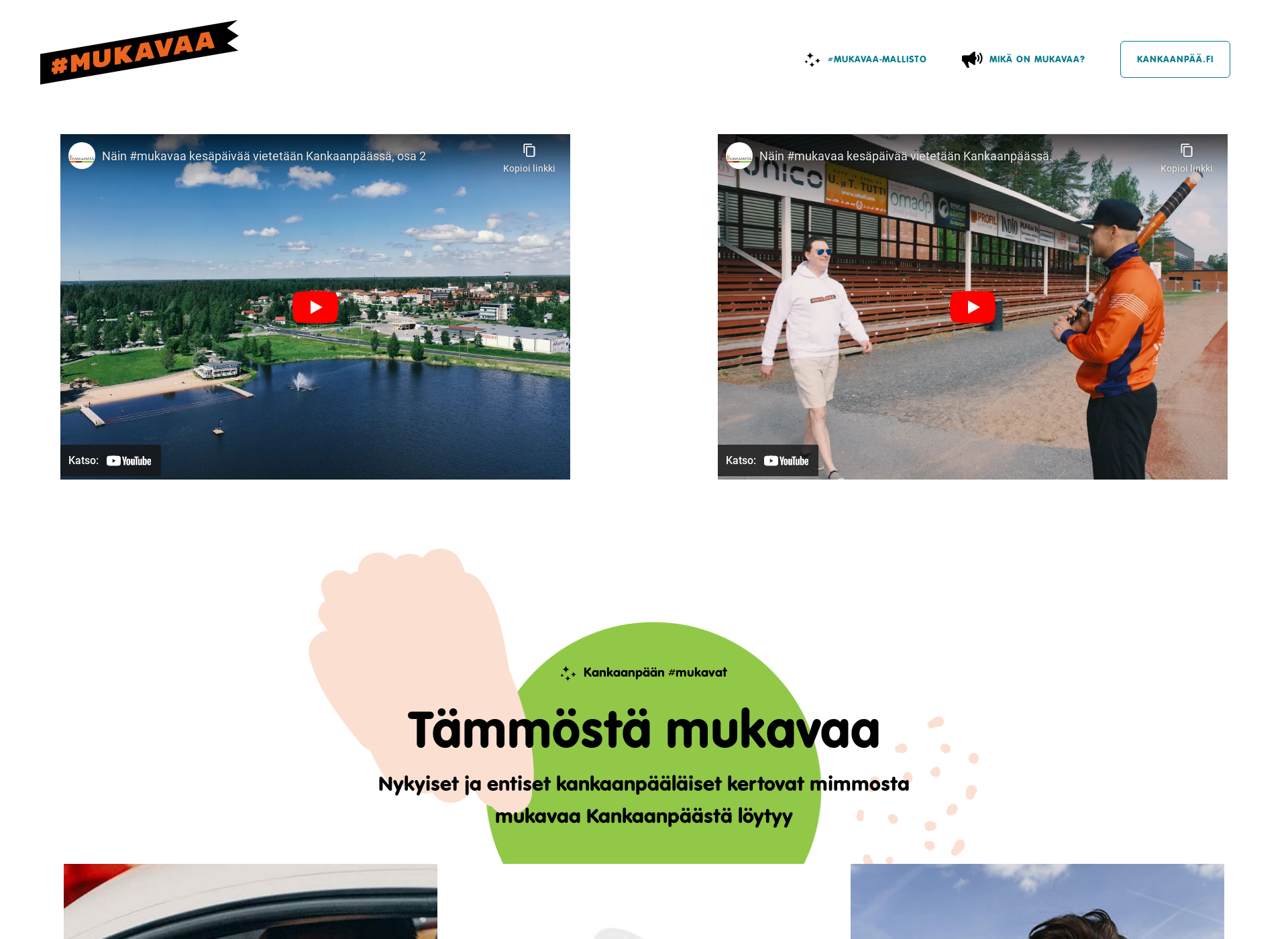 Screenshot for mukavaa.fi