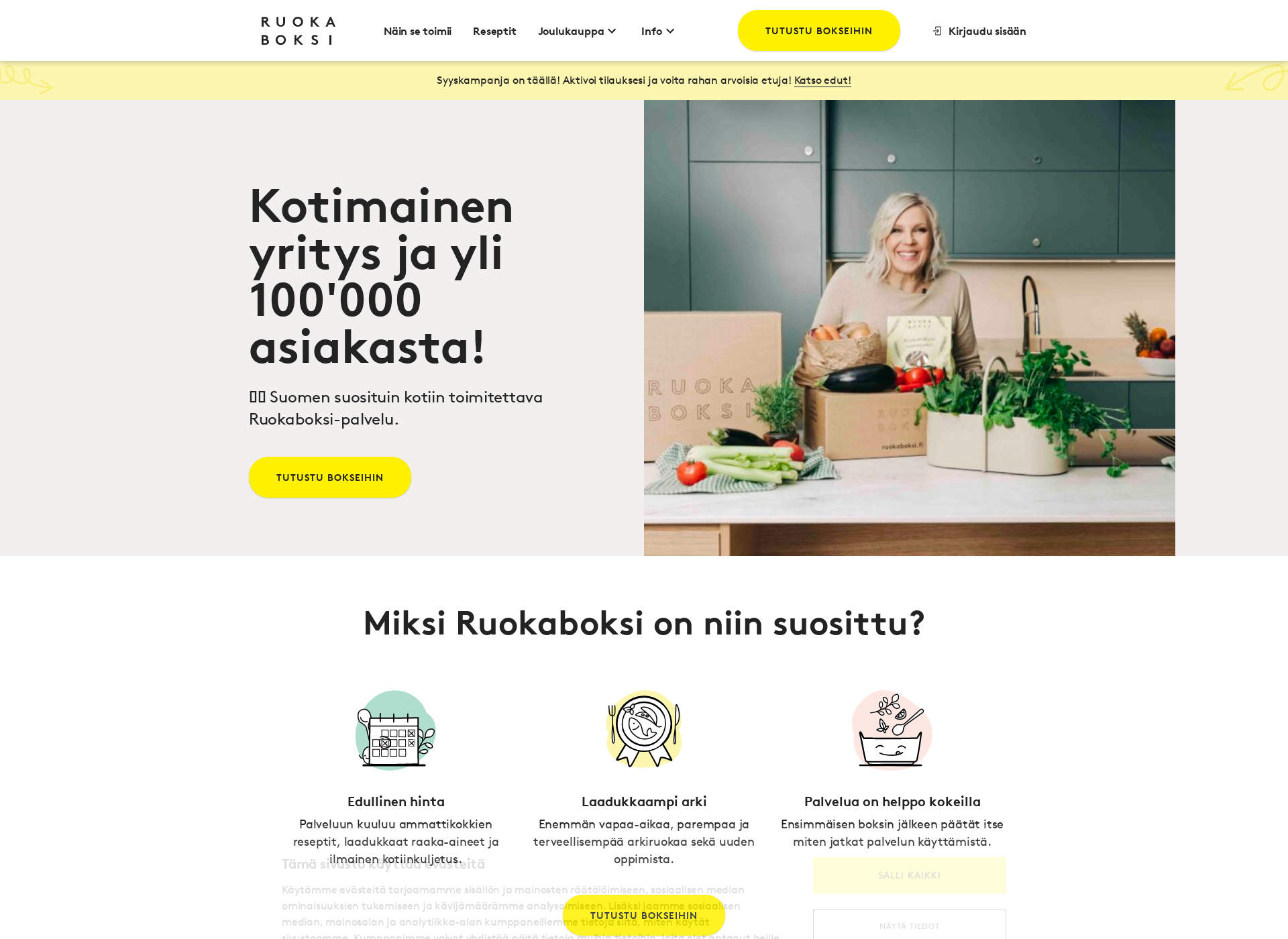 Skärmdump för muksuboksi.fi