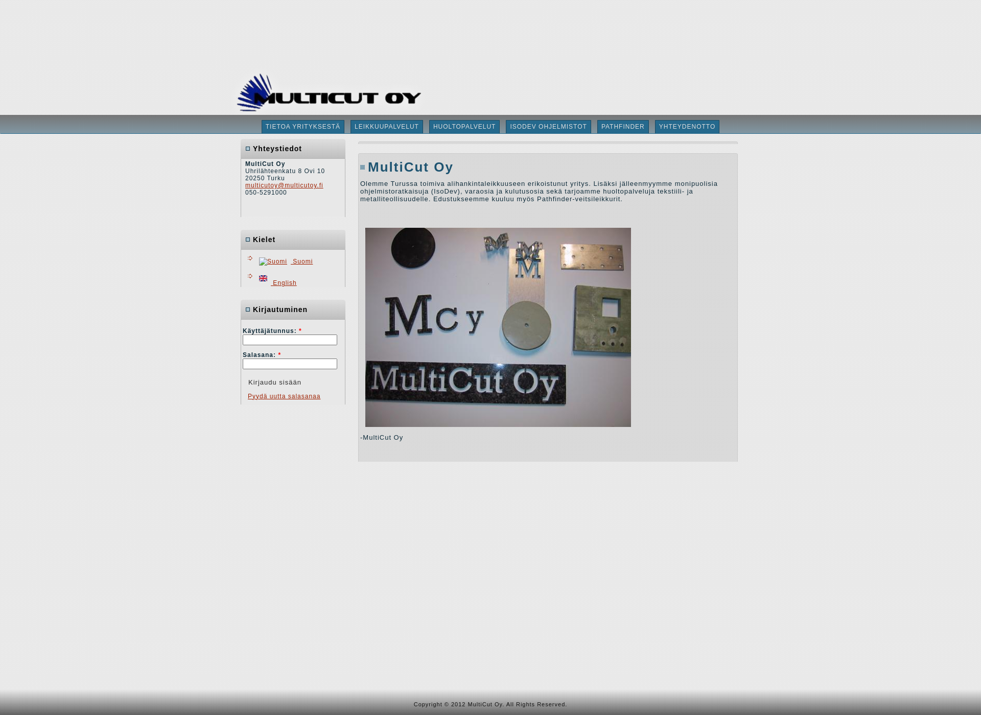 Screenshot for multicutoy.fi