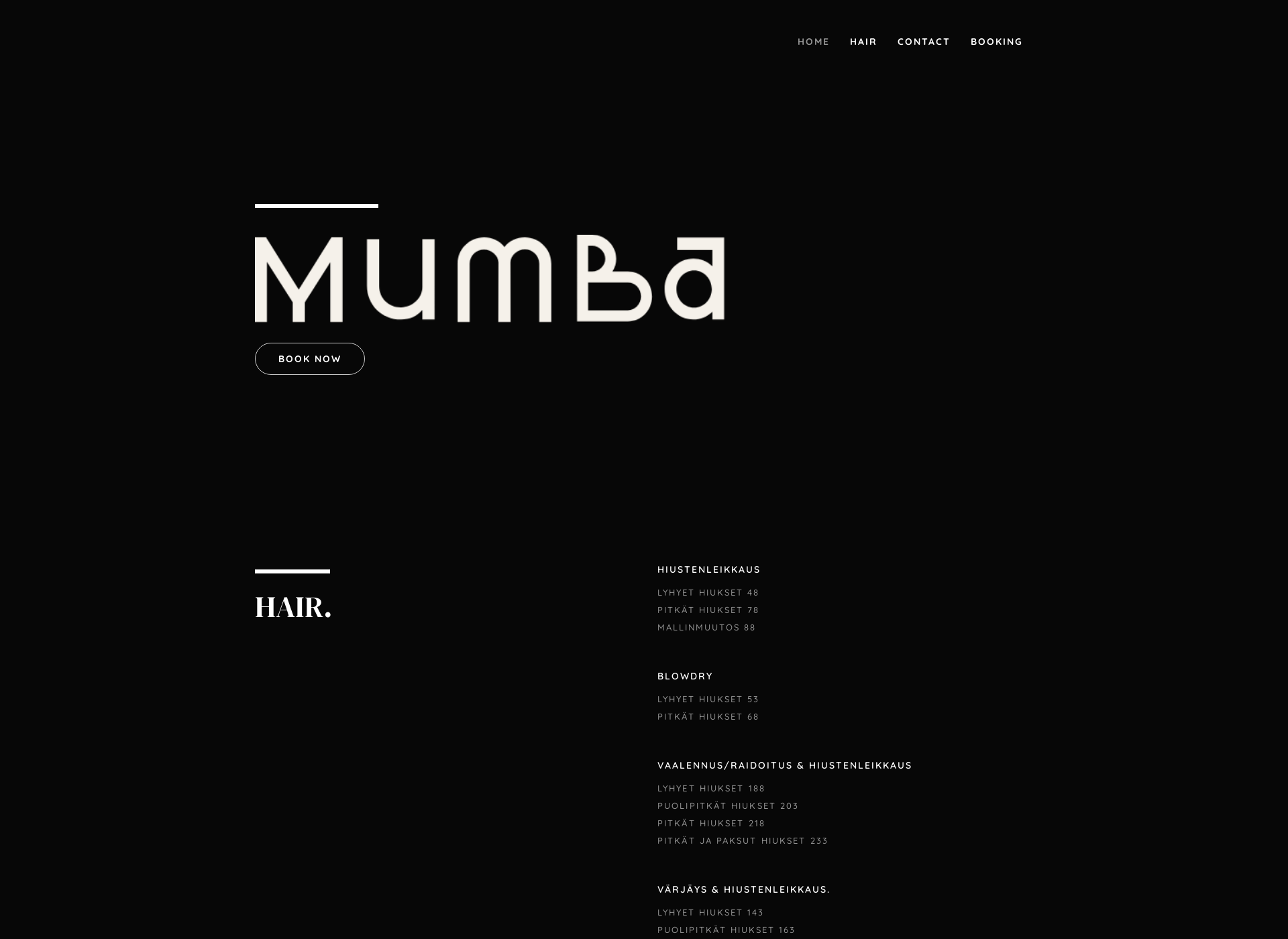Screenshot for mumba.fi