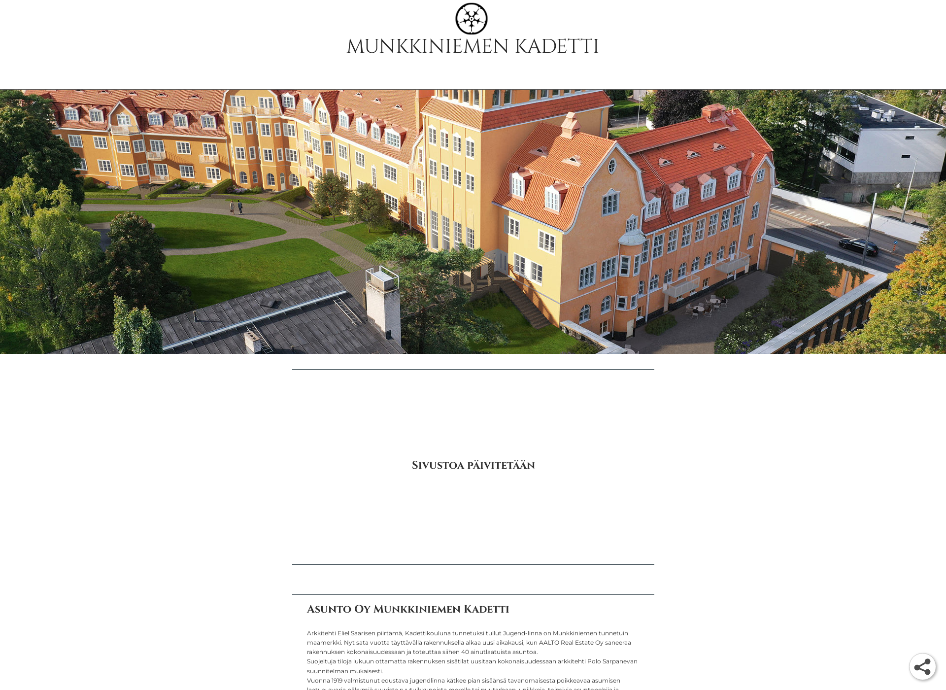 Screenshot for munkkiniemenkadetti.fi