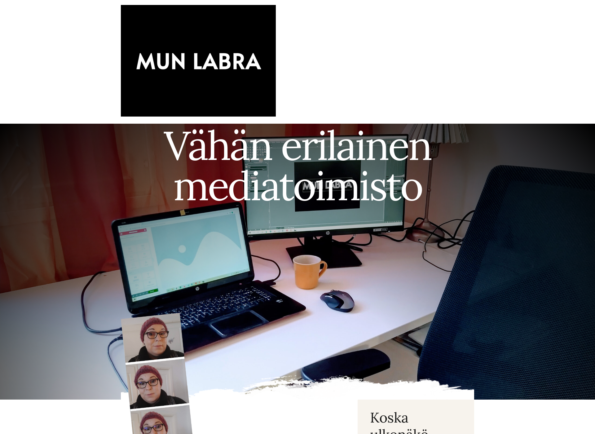 Skärmdump för munlabra.fi