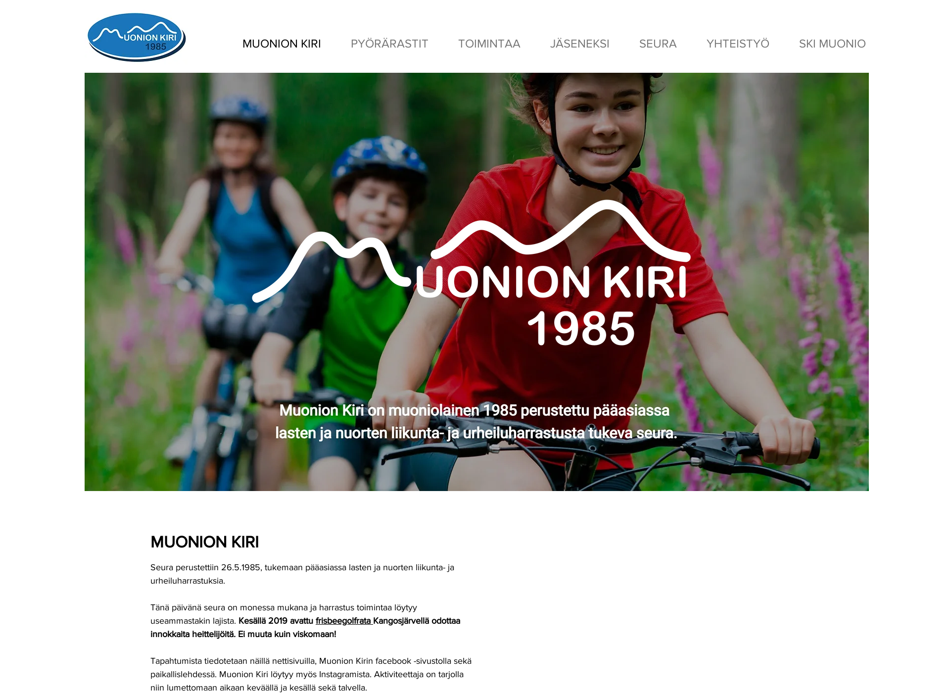 Screenshot for muonionkiri.fi