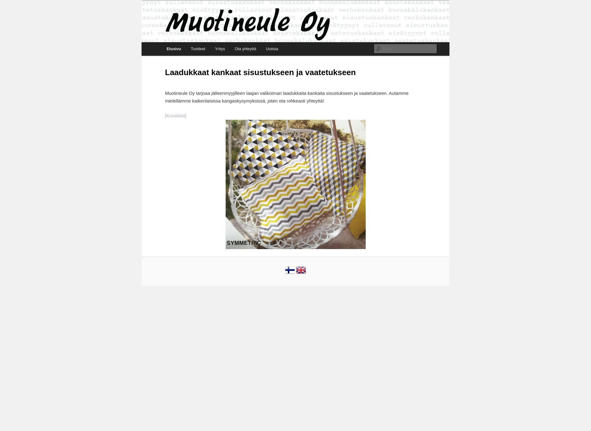 Screenshot for muotineule.fi