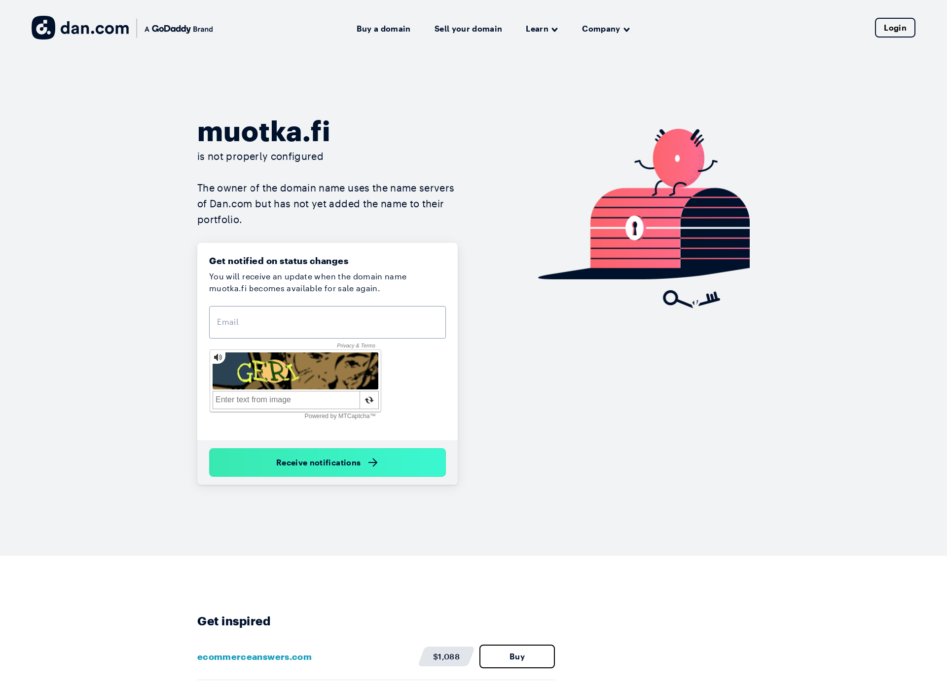 Skärmdump för muotka.fi