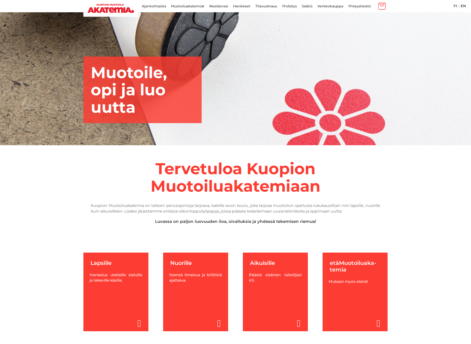 Screenshot for muotoiluakatemia.fi