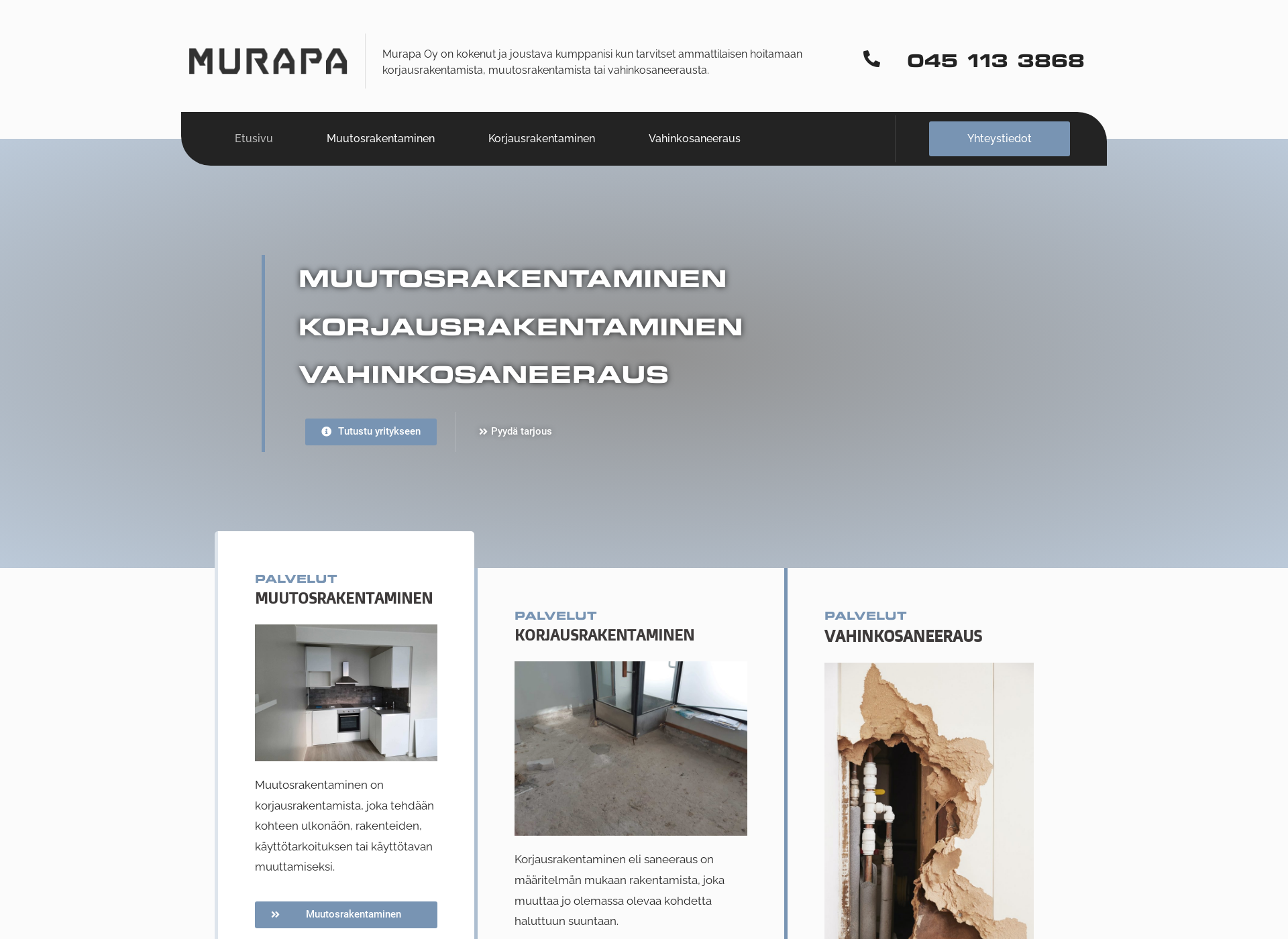 Screenshot for murapa.fi