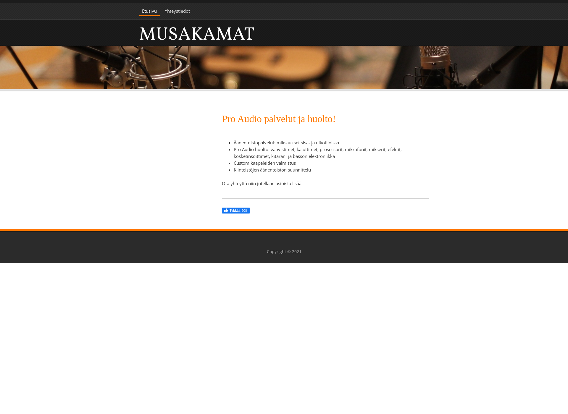 Screenshot for musakamat.fi