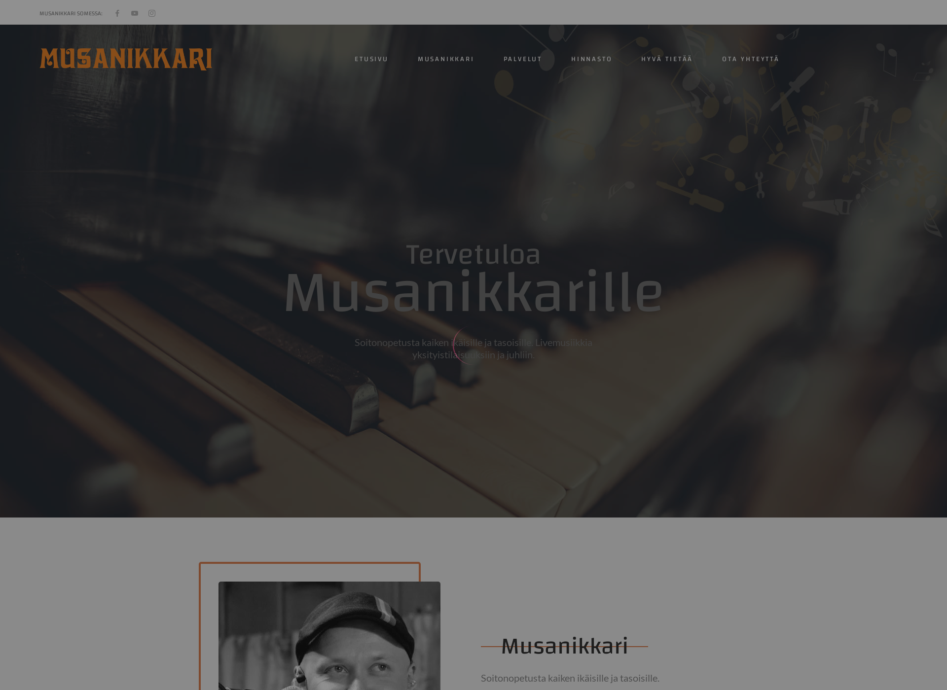 Screenshot for musanikkari.fi