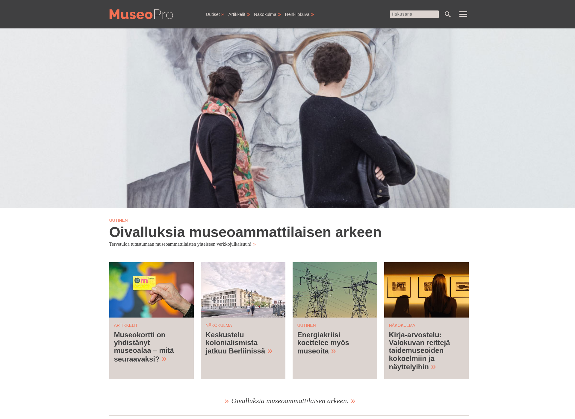 Screenshot for museopro.fi