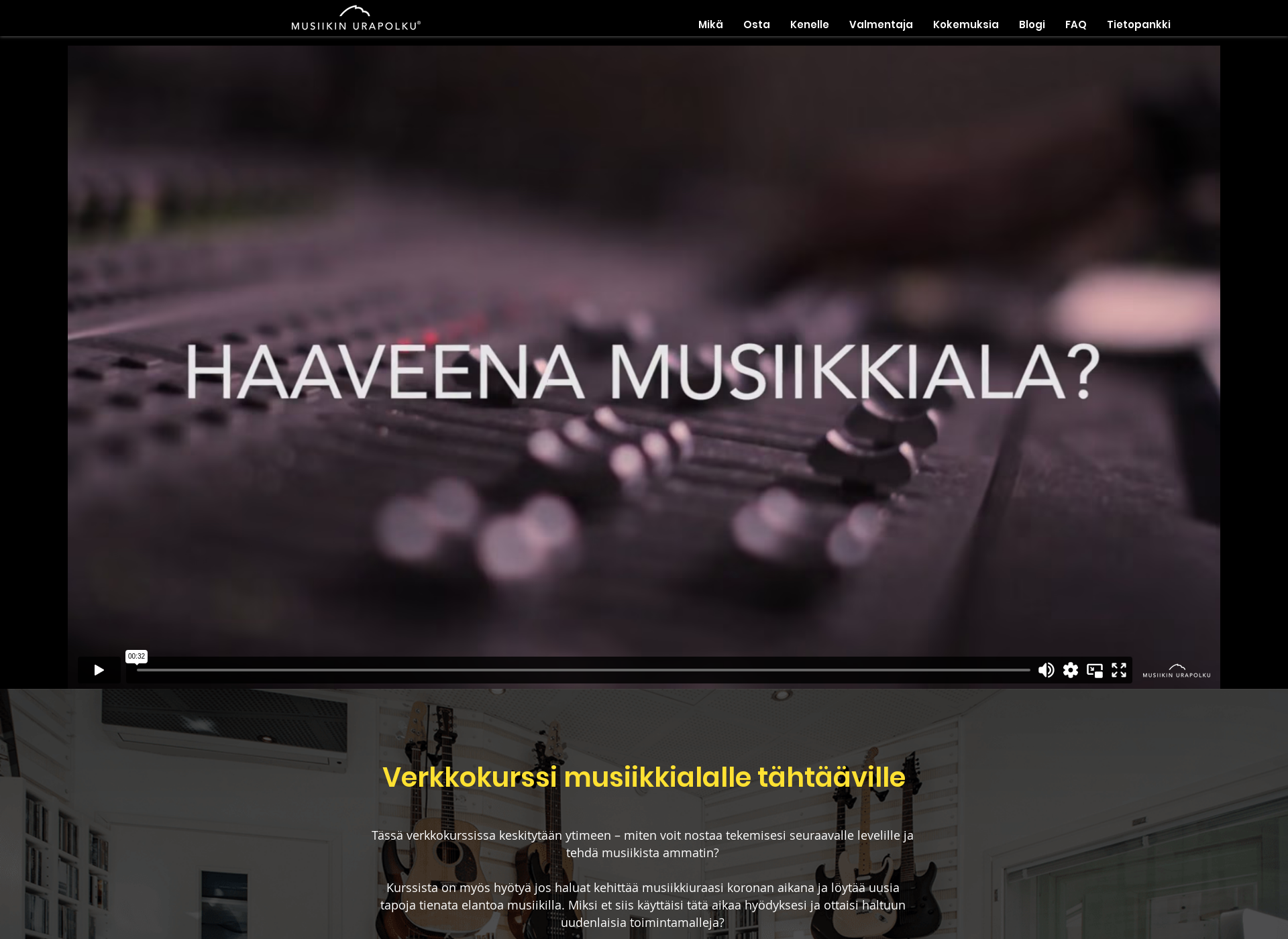 Screenshot for musiikinurapolku.fi