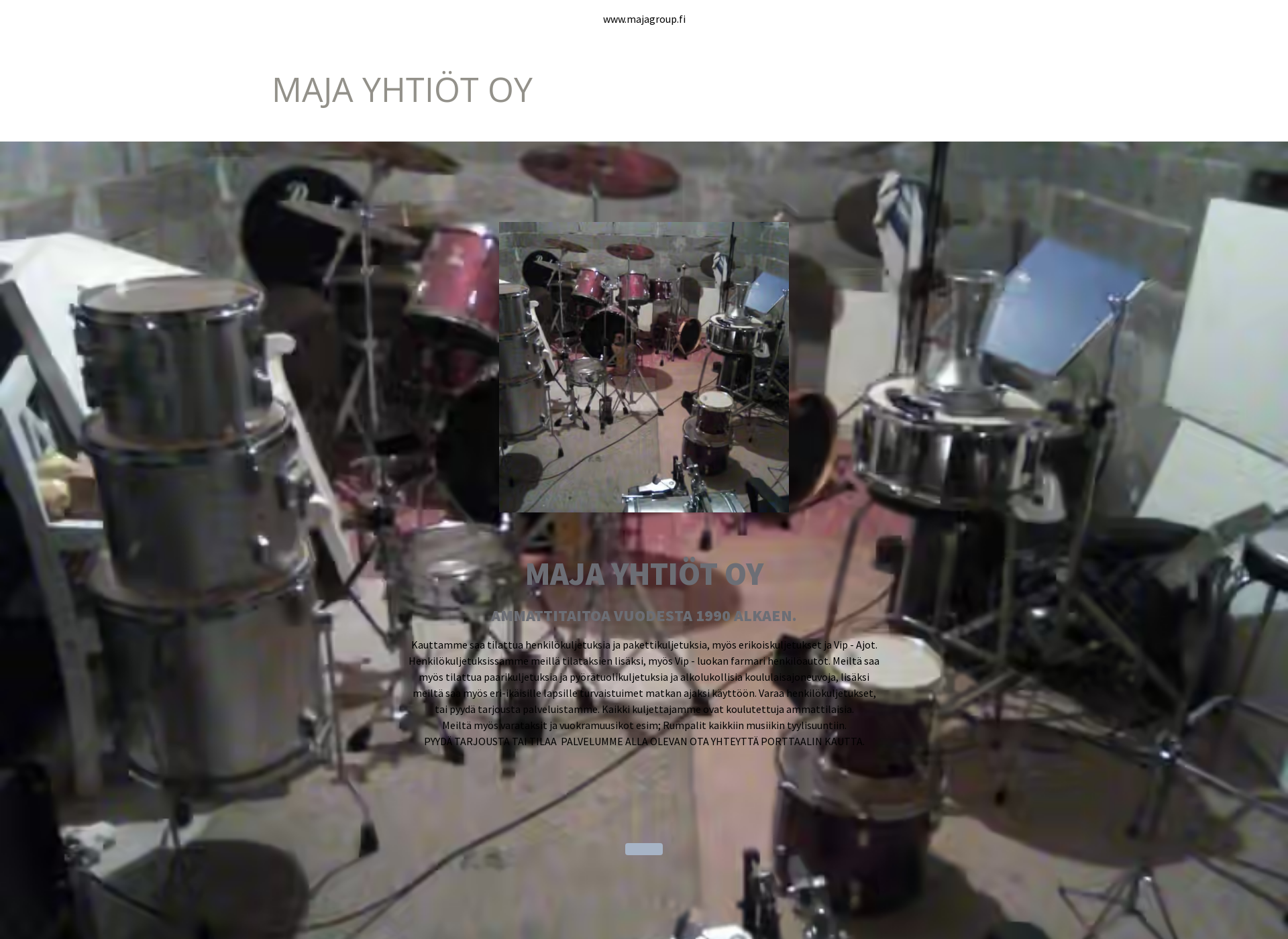 Screenshot for musiikkimaja.fi