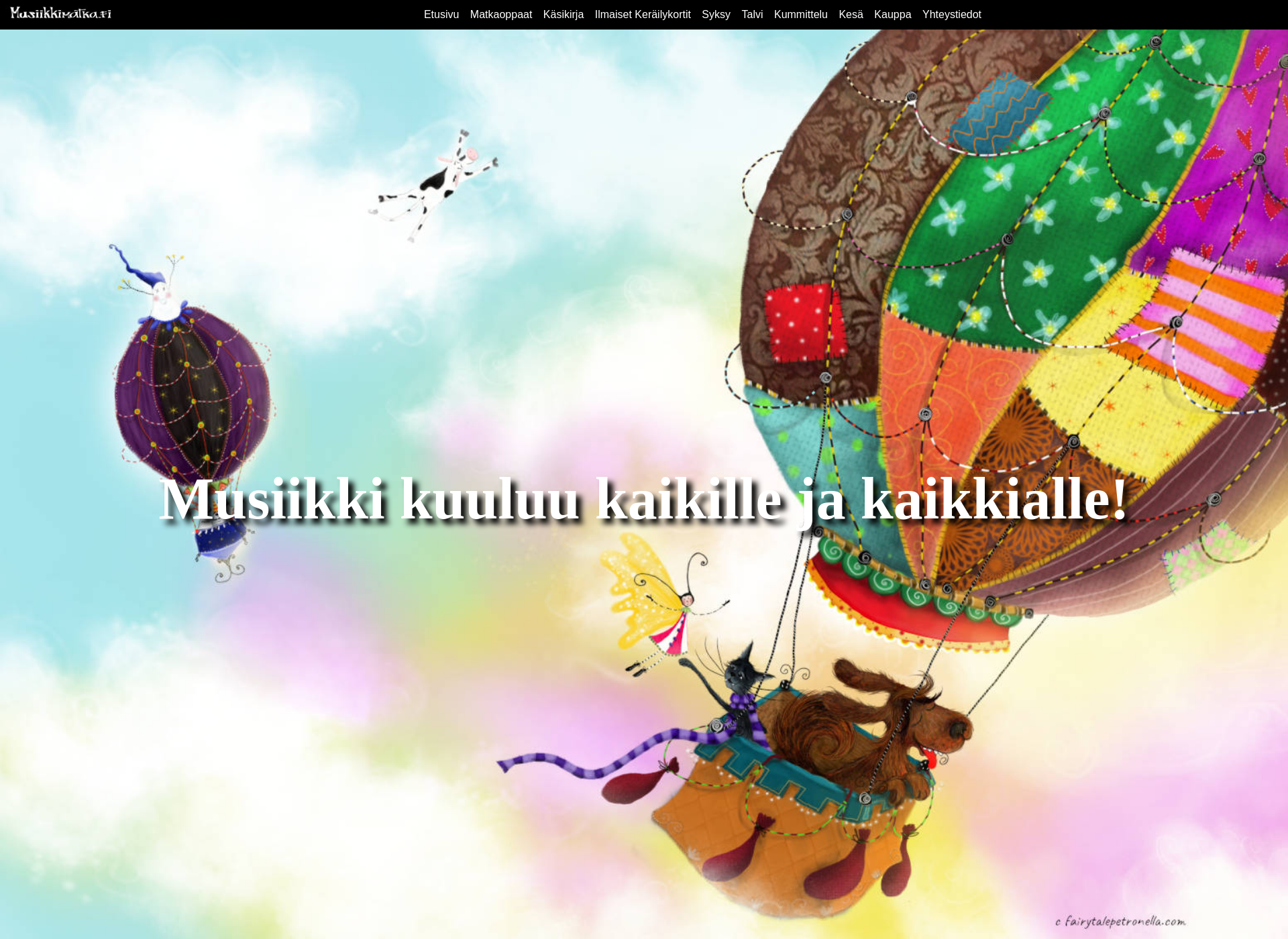 Screenshot for musiikkimatka.fi