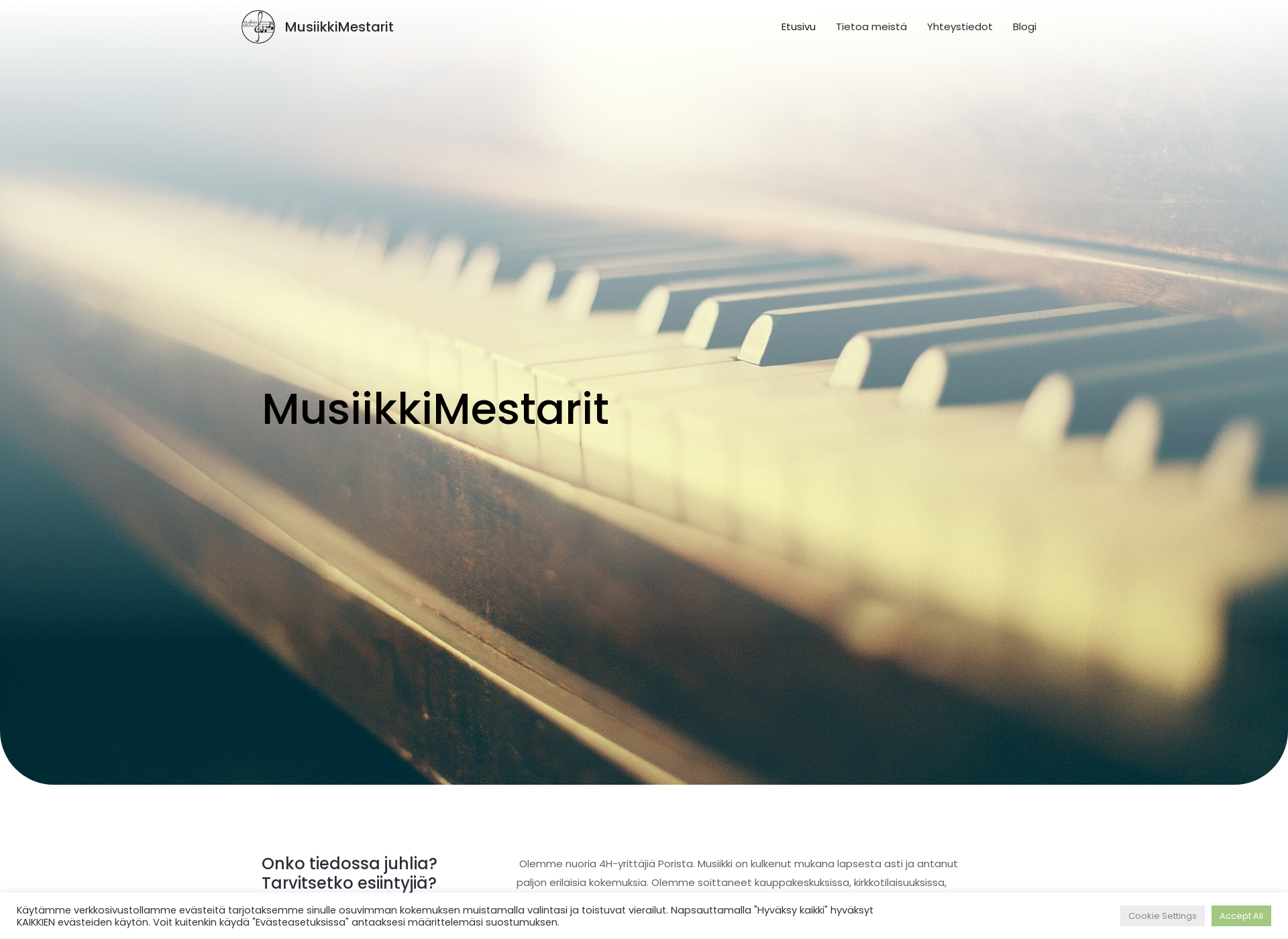 Screenshot for musiikkimestarit.fi