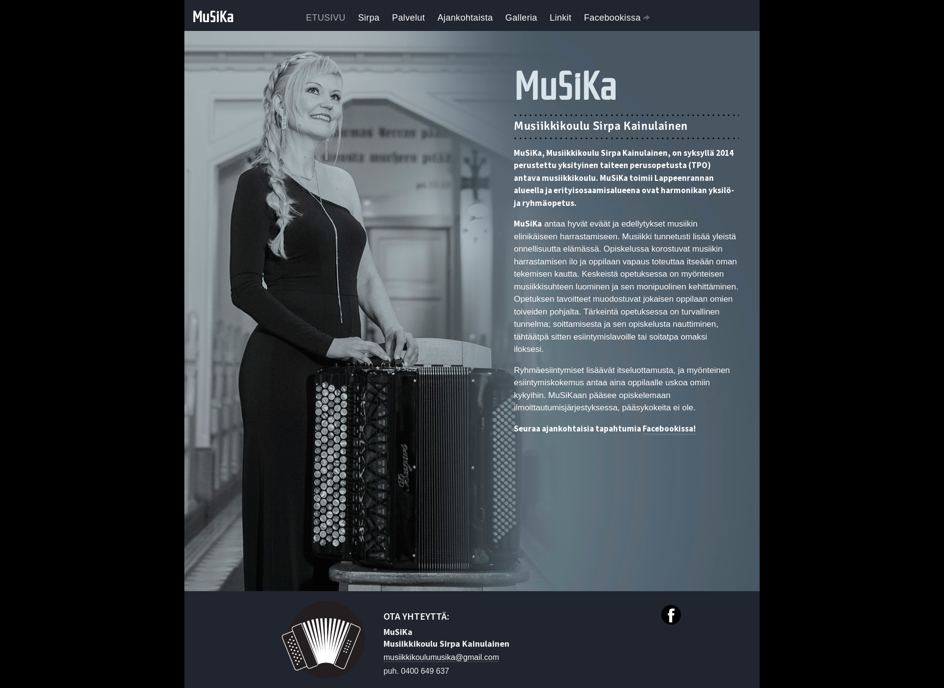 Screenshot for musika.fi