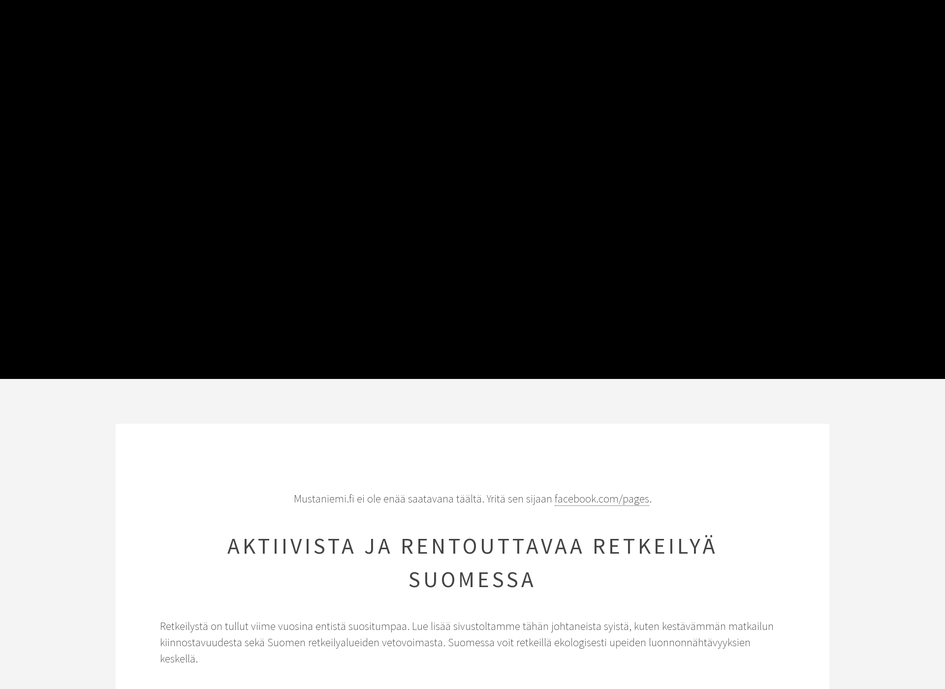 Screenshot for mustaniemi.fi