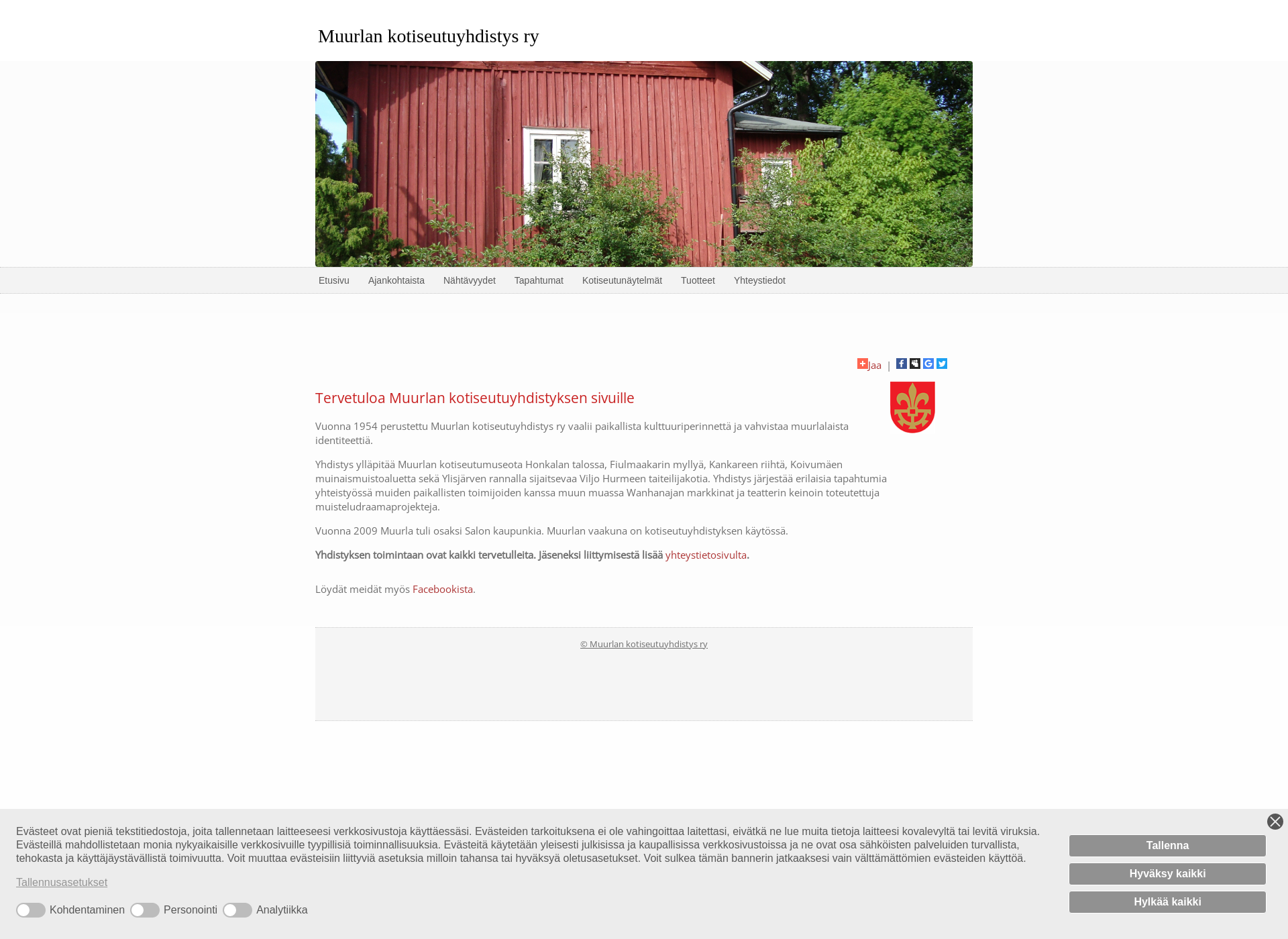 Screenshot for muurla.fi