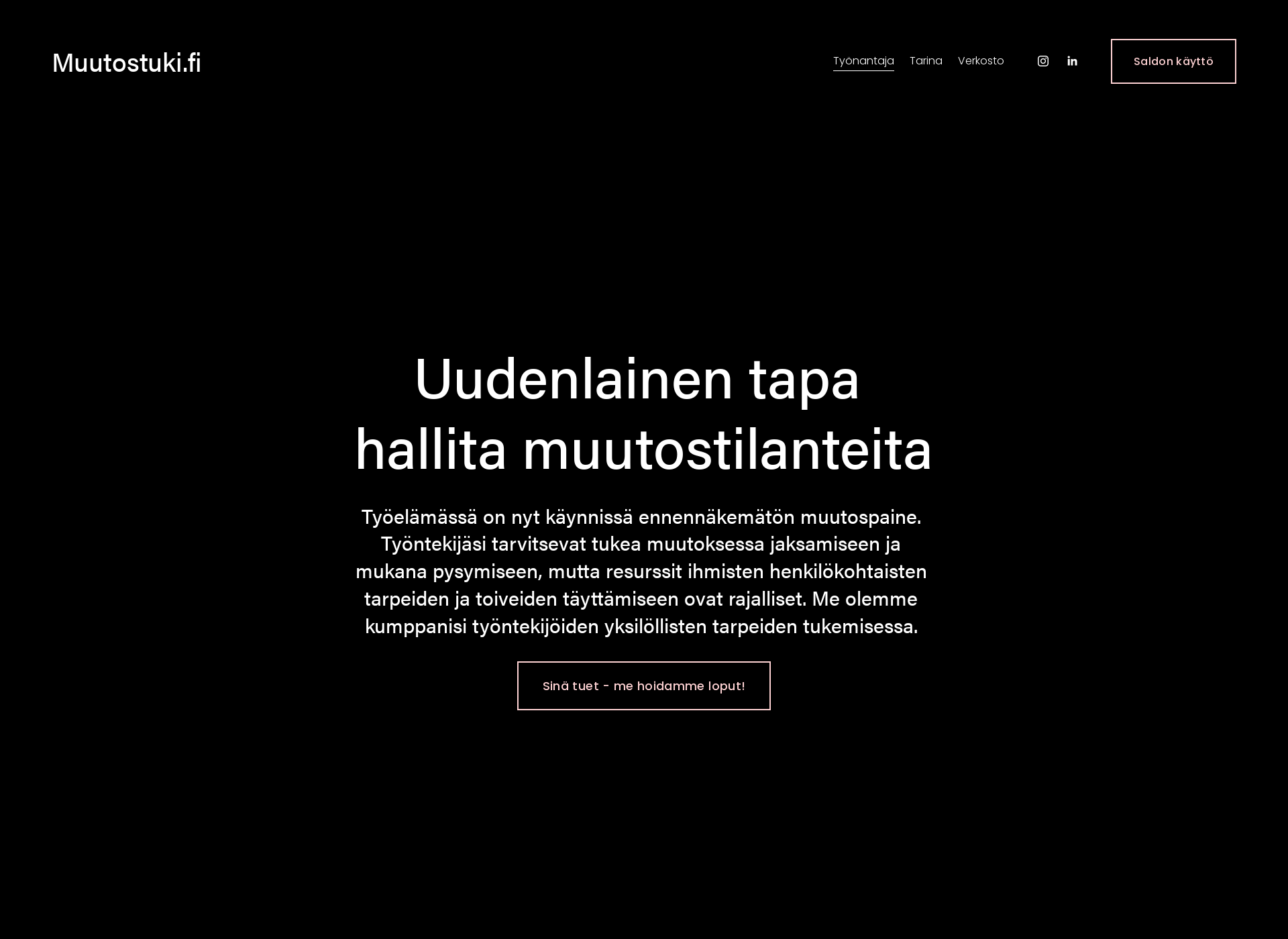 Skärmdump för muutostuki.fi