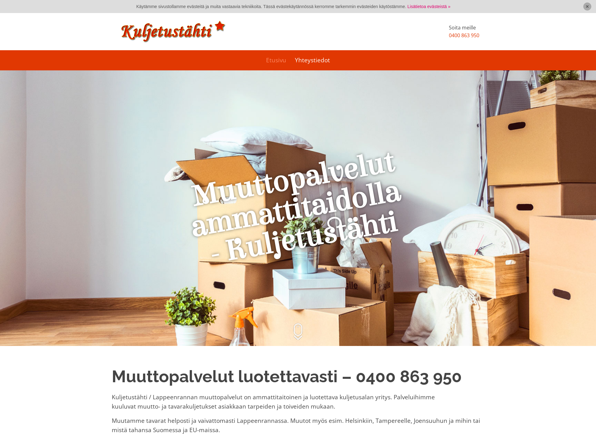 Screenshot for muuttolappeenranta.fi