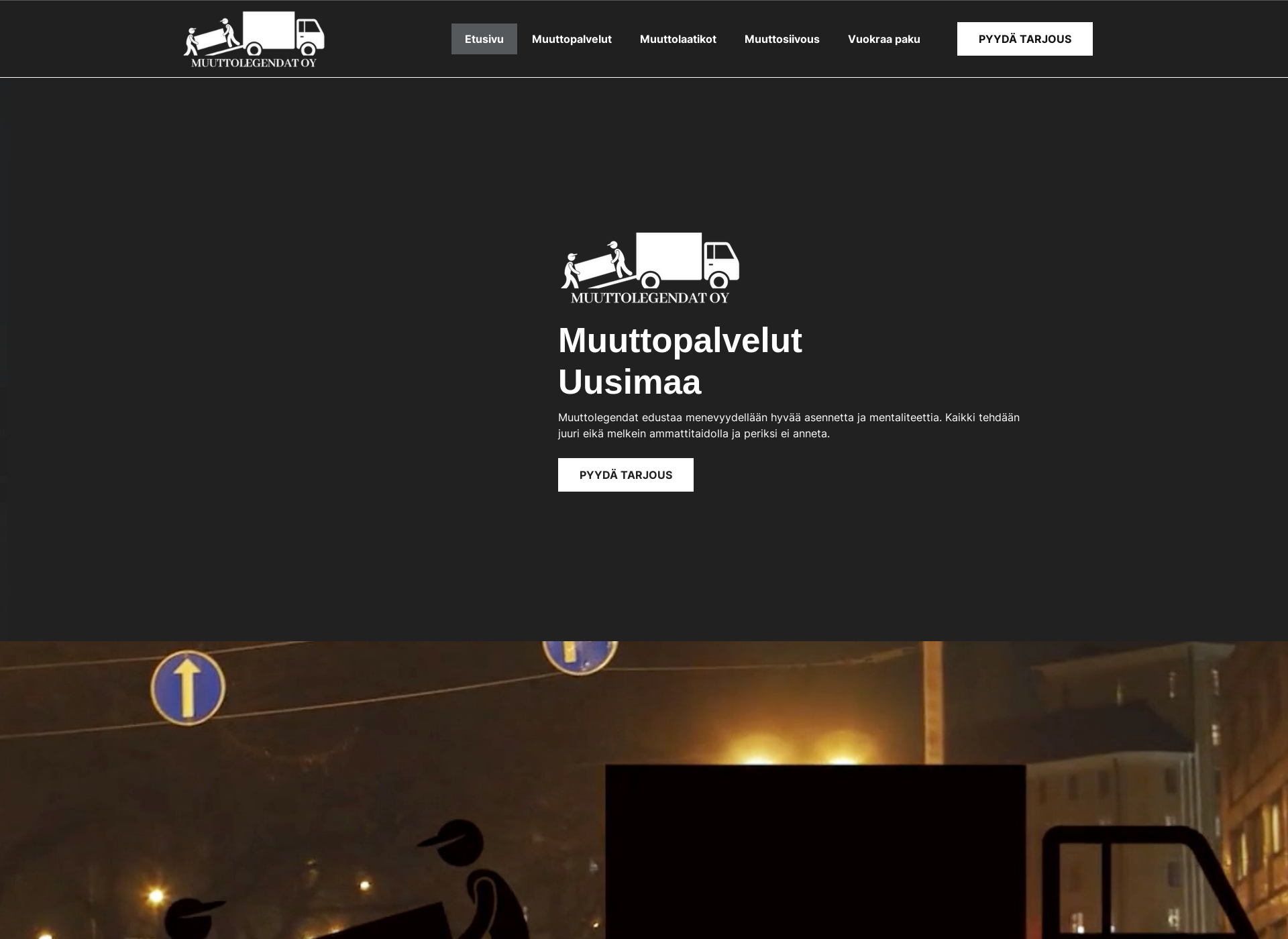 Screenshot for muuttolegendat.fi