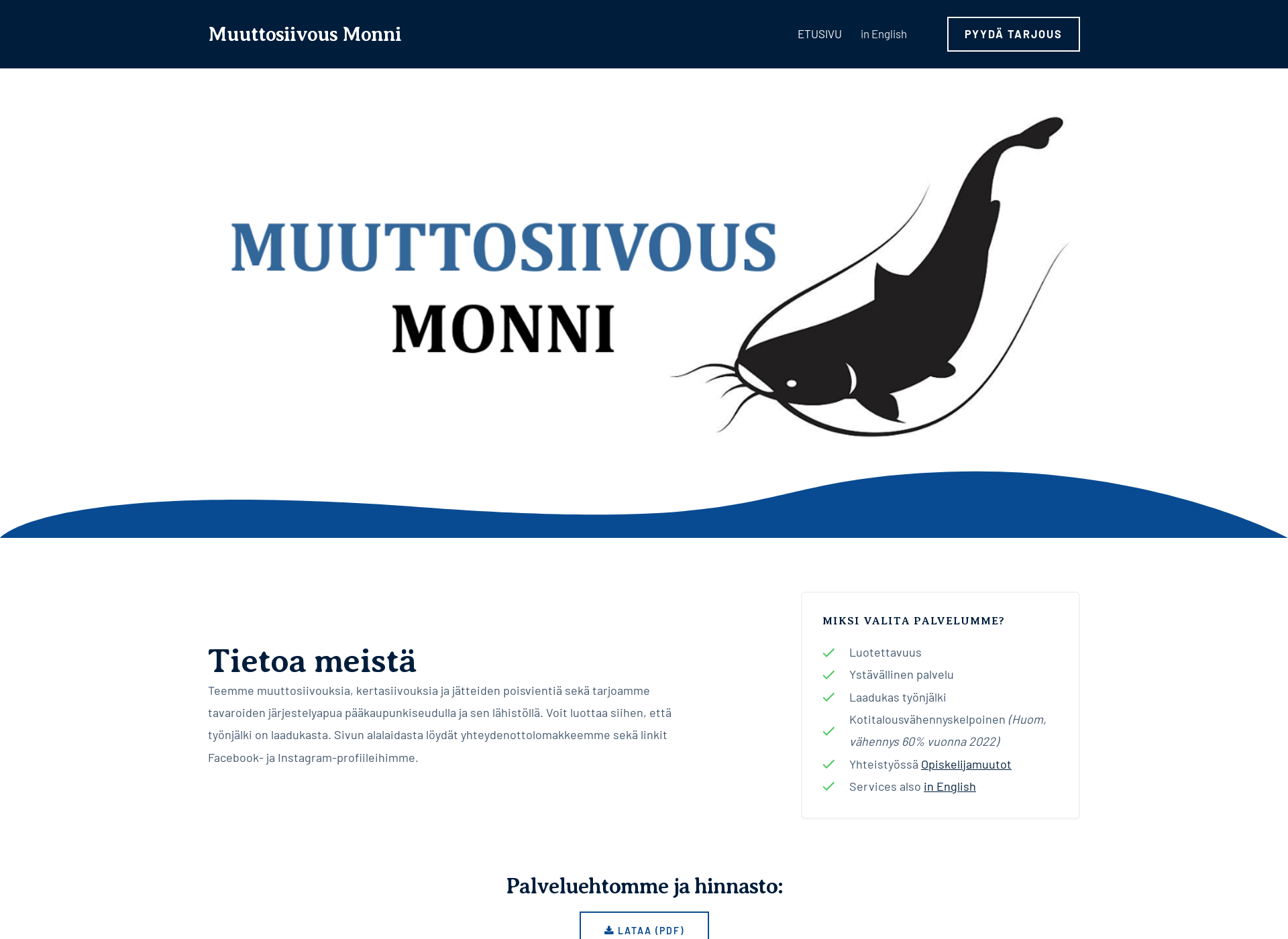 Screenshot for muuttosiivousmonni.fi