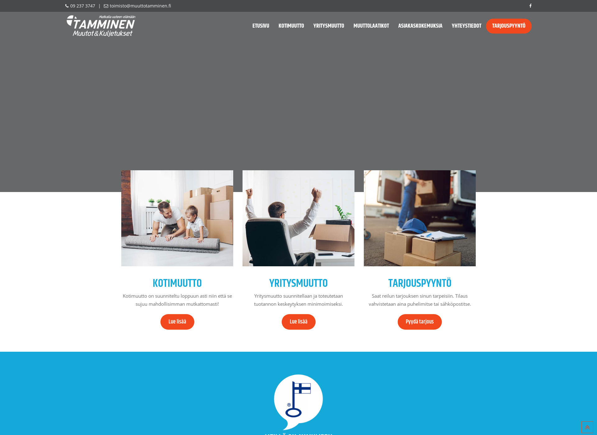 Screenshot for muuttotamminen.fi